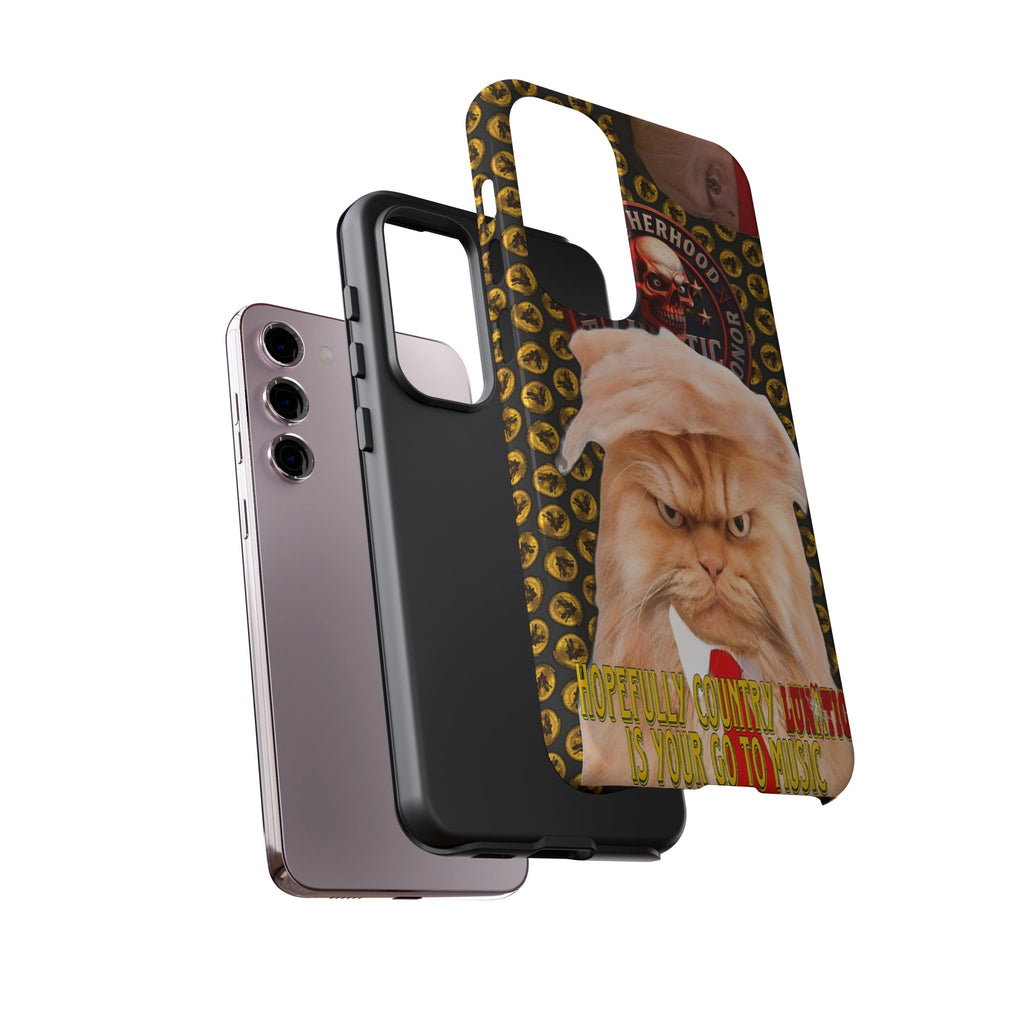 Phone Case - Kitty Country Lunatic Music Lover