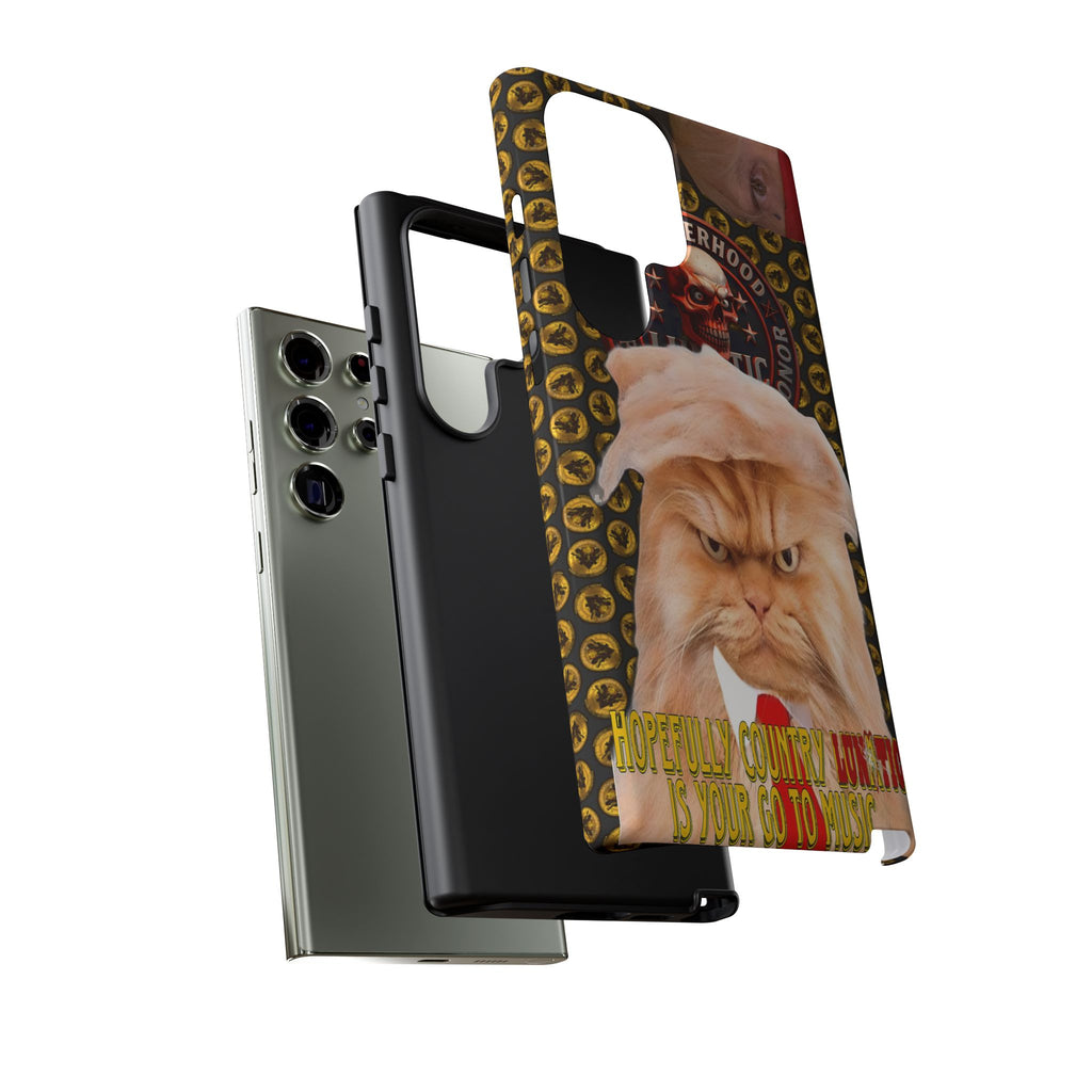 Phone Case - Kitty Country Lunatic Music Lover