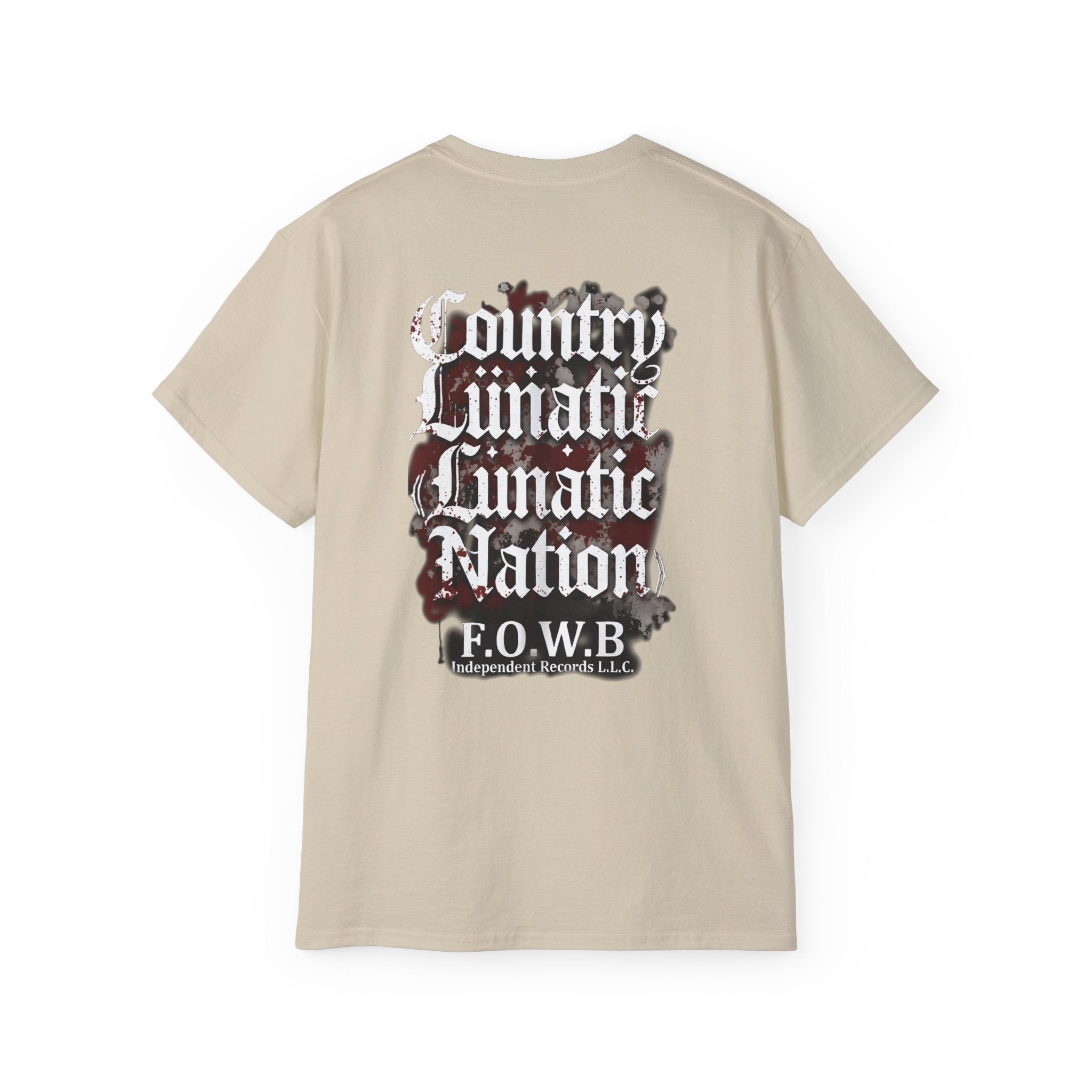 Country Lunatic Band Tee — "Lunatic Nation" Independent Records Shirt