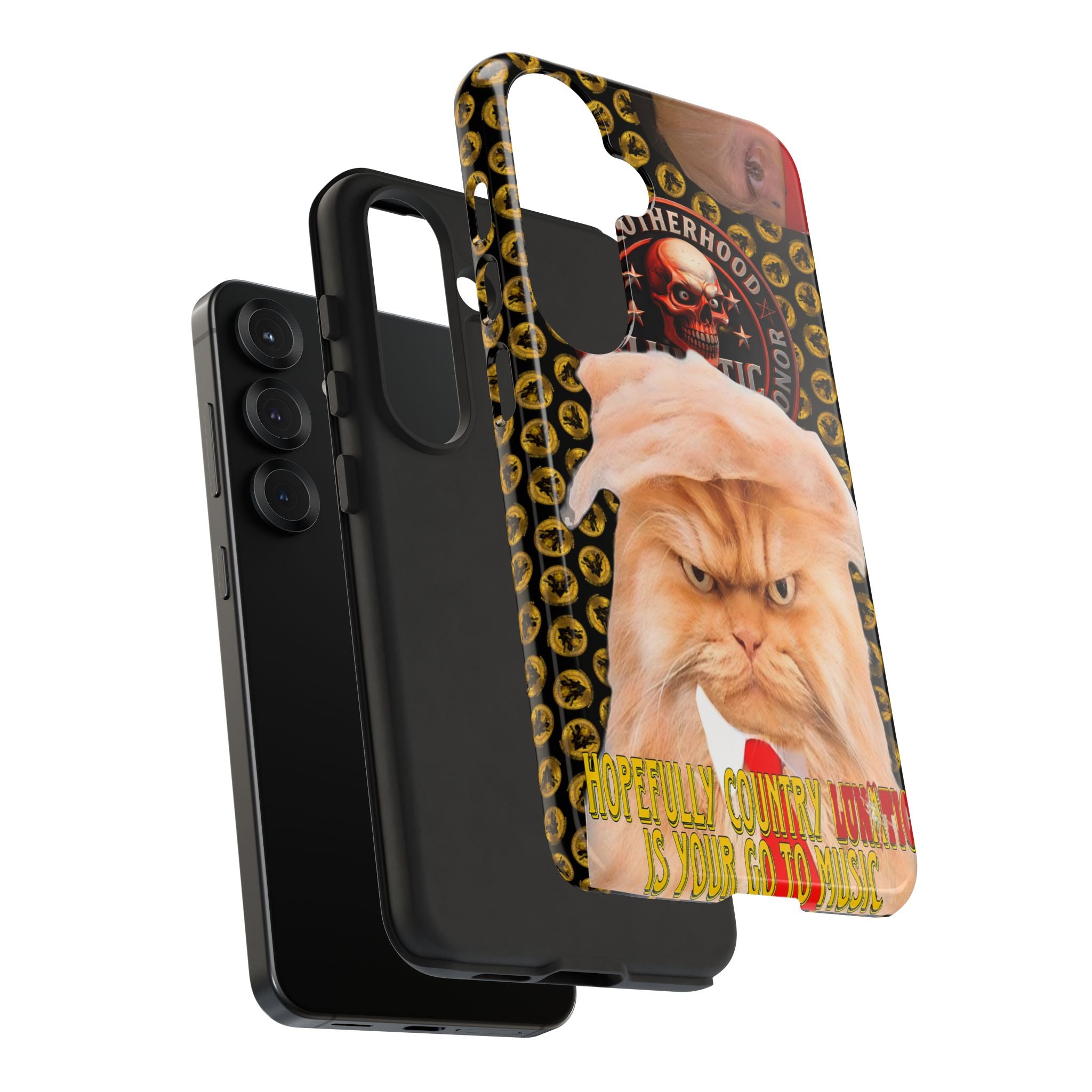 Phone Case - Kitty Country Lunatic Music Lover