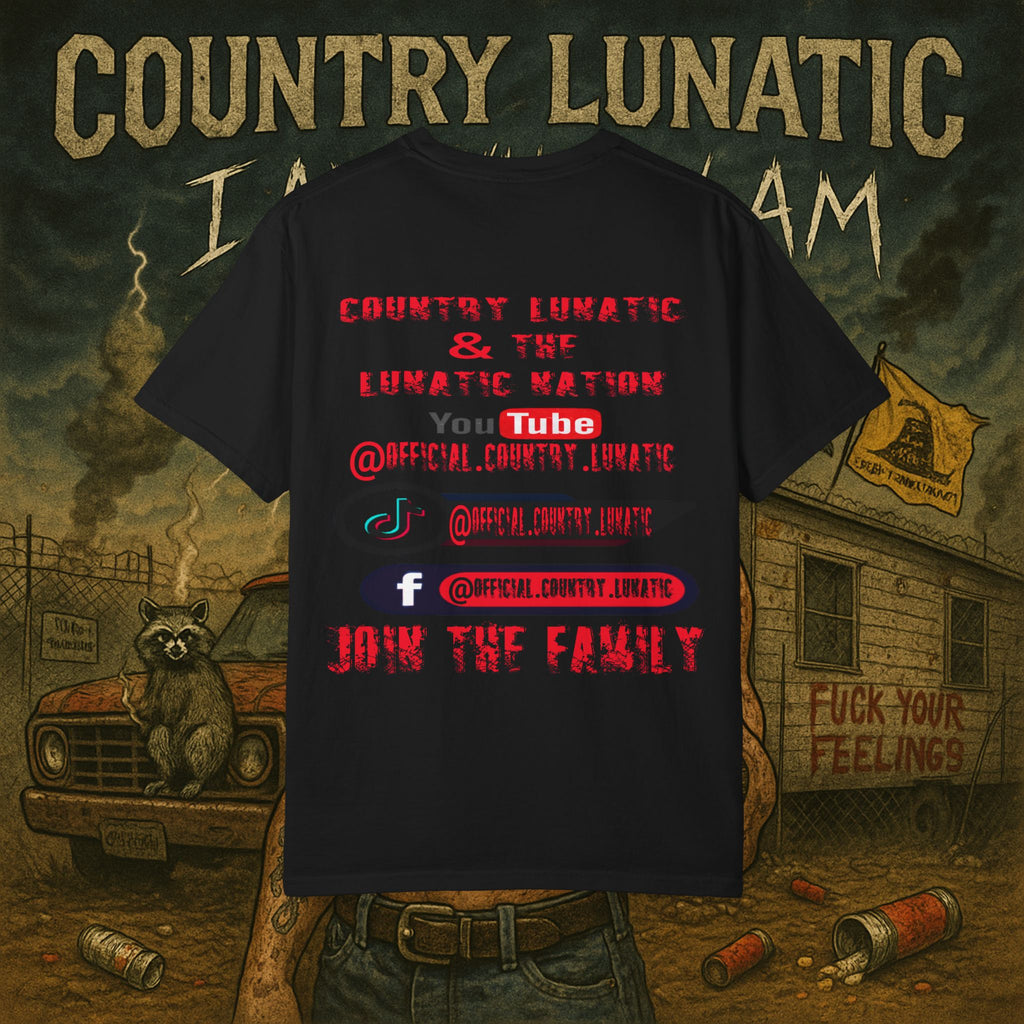 Country Lunatics Unisex T-shirt - For the Country Lunatic Fams