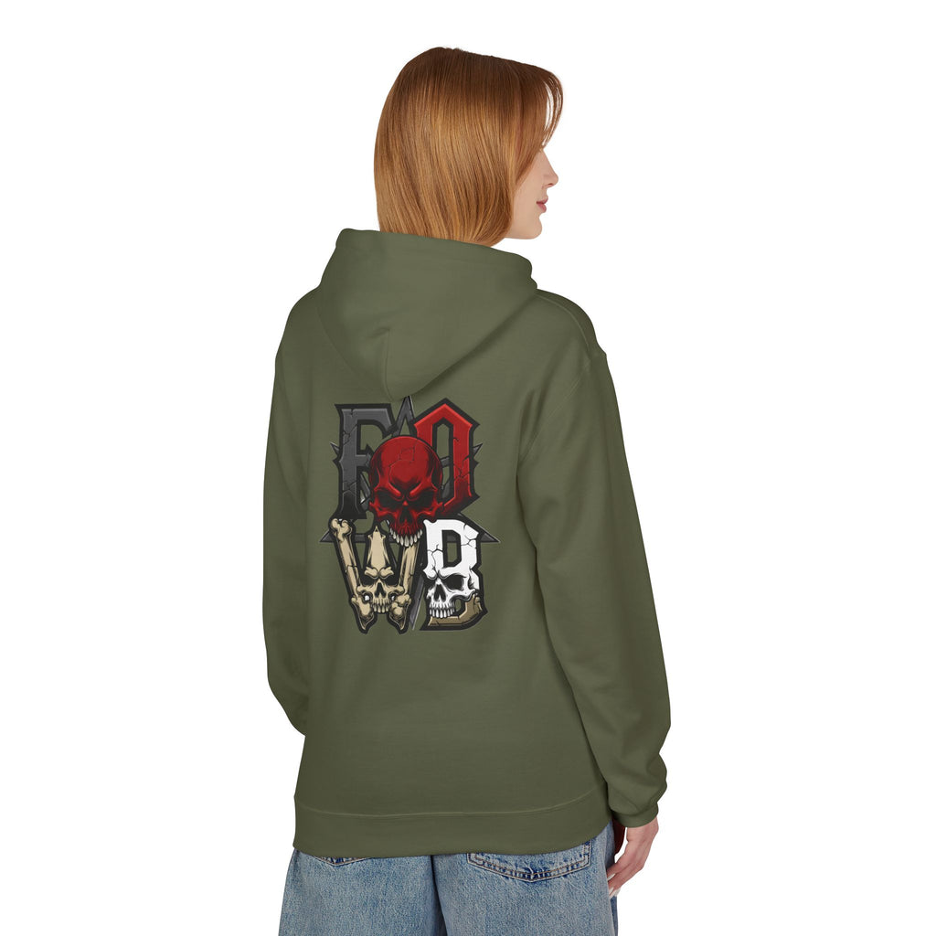 F.O.W.B. Back Art Hoodie — Graphic Midweight Fleece Sweatshirt