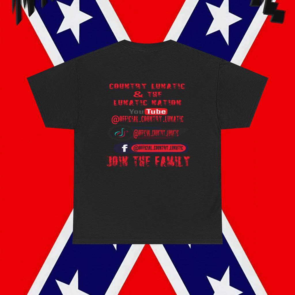 Unisex Heavy Cotton Tee - Lunatic Nation Brotherhood Graphic Shirt