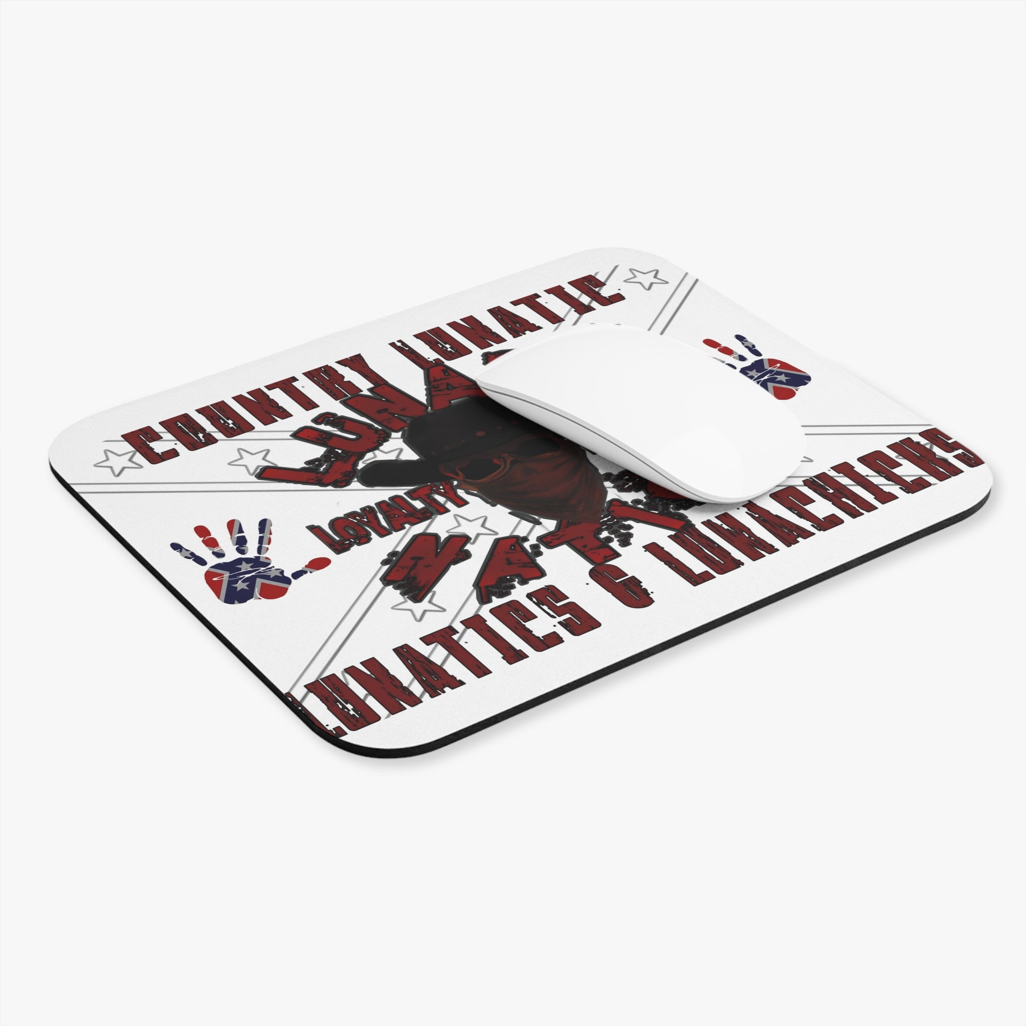 Mouse Pad: Lunatic Nation Flag Design