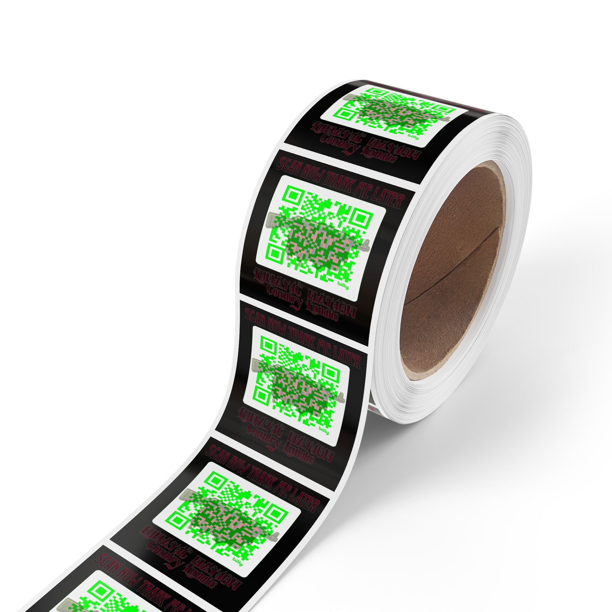 Country Lunatics QR Stickers for Real Support