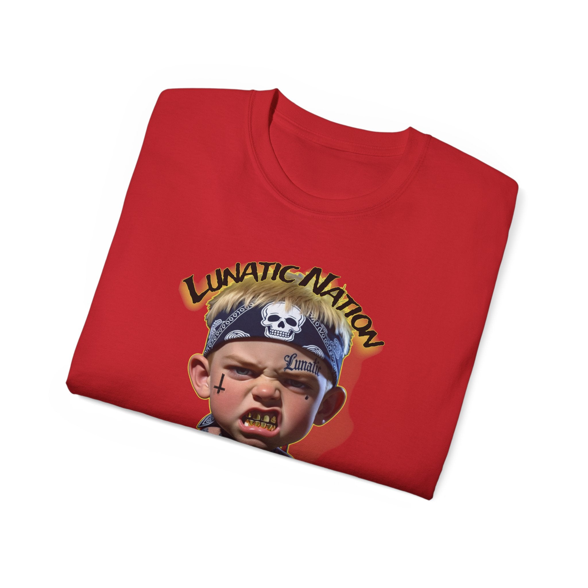 Country Lunatic Band Tee — "Lunatic Nation" Independent Records Shirt