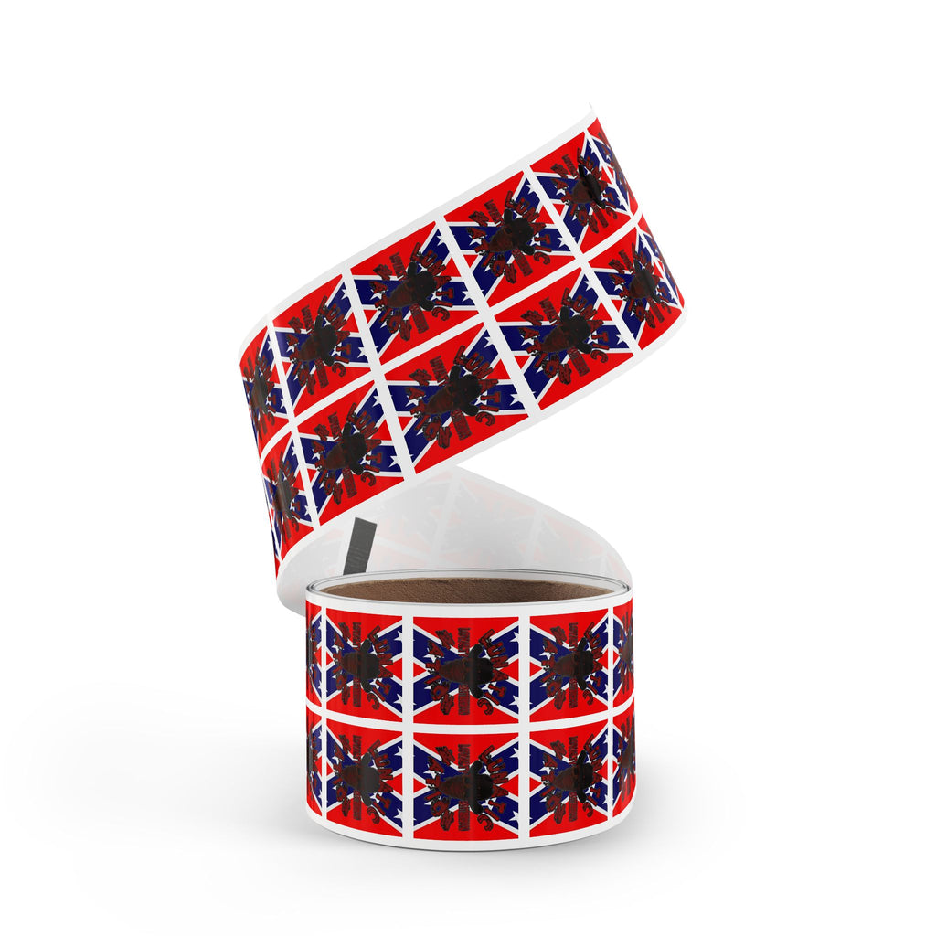 Lunatic Rebel Square Sticker Rolls – Bold Design for Events & Personal Use