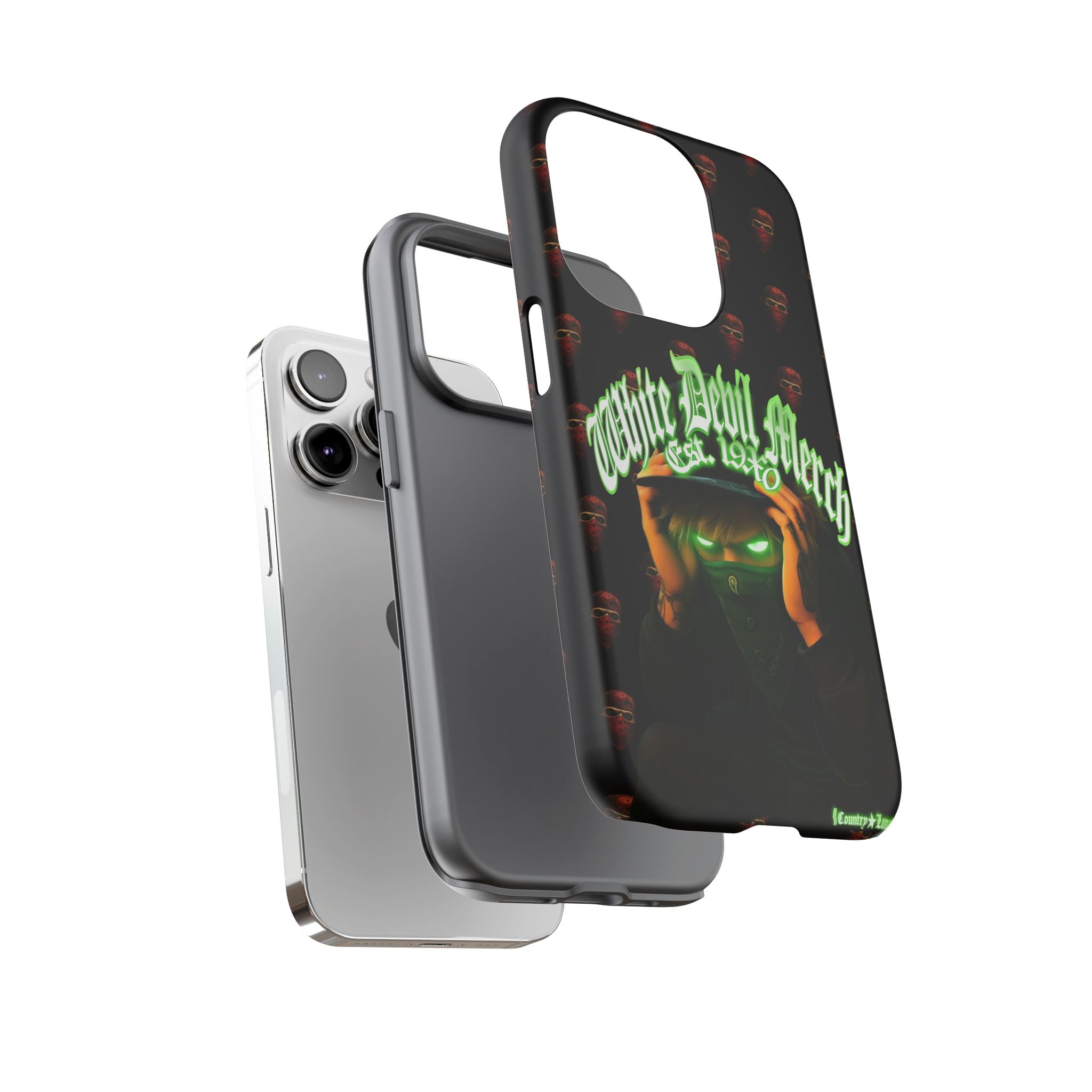 Phone Cases - White Devil Merch Collection for iPhones and Google Phones
