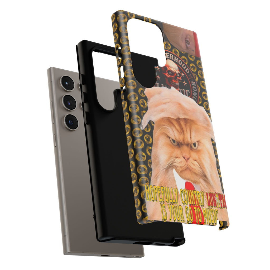 Phone Case - Kitty Country Lunatic Music Lover