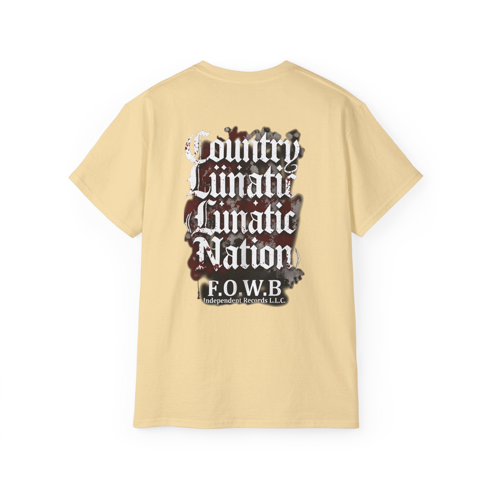 Country Lunatic Band Tee — "Lunatic Nation" Independent Records Shirt