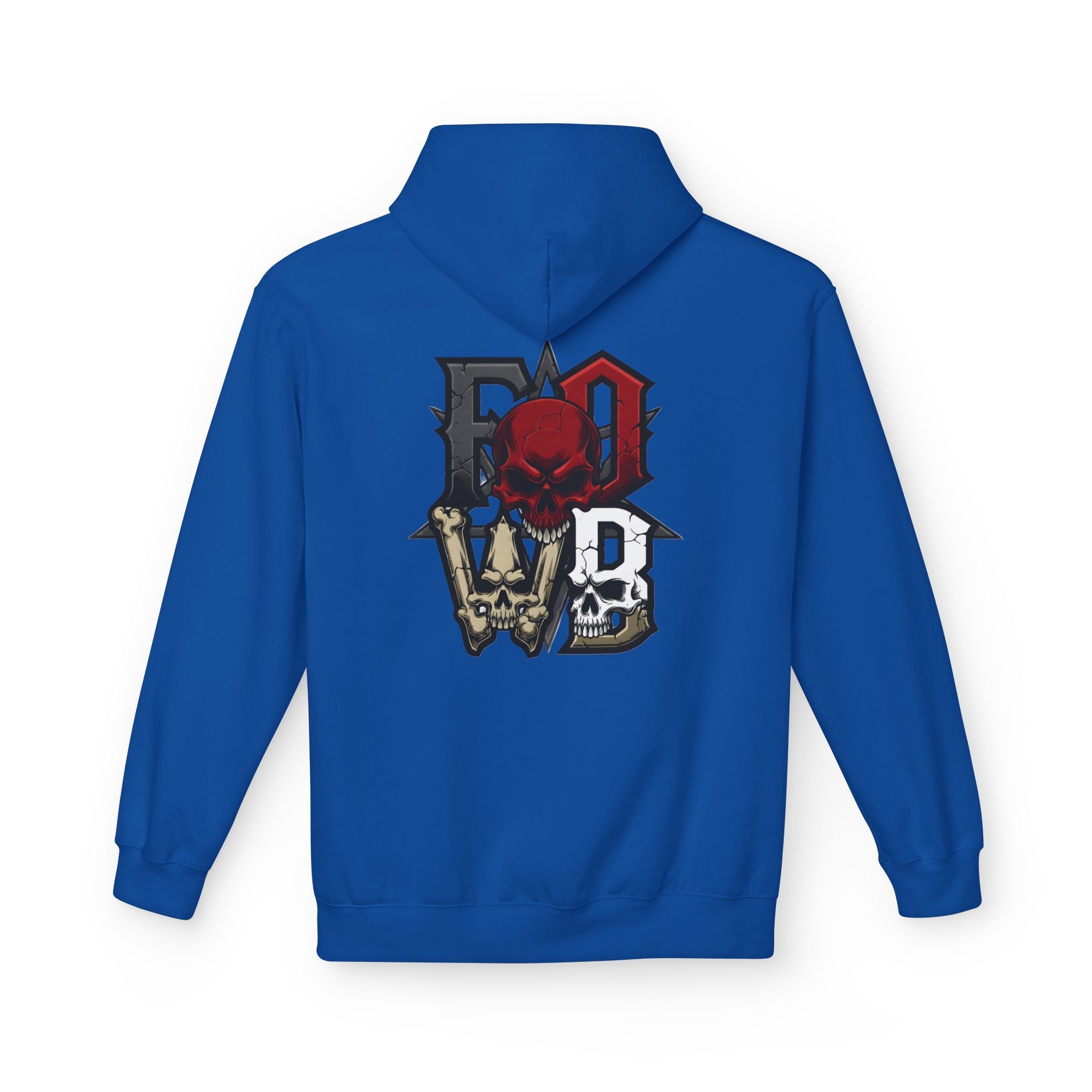 F.O.W.B. Back Art Hoodie — Graphic Midweight Fleece Sweatshirt