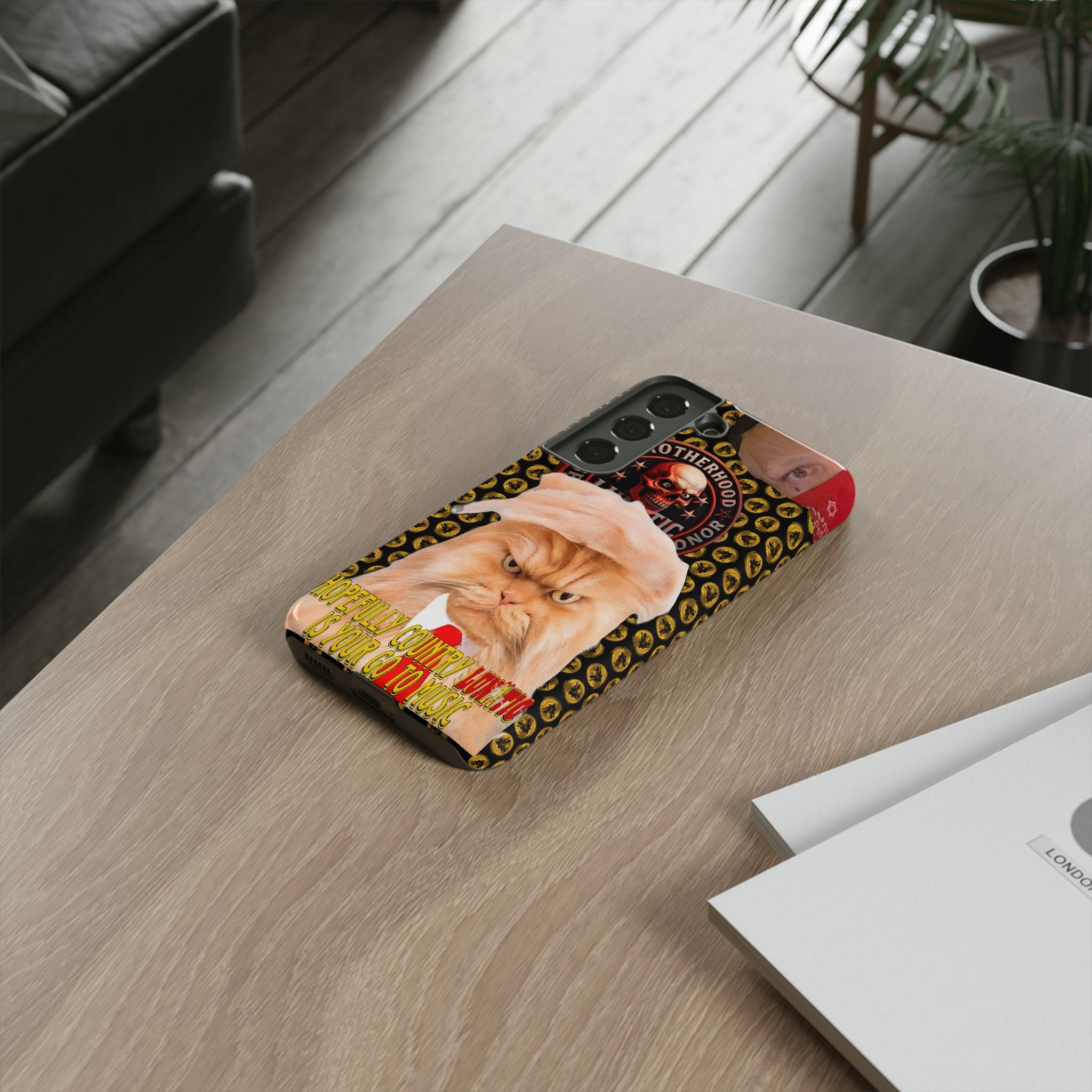Phone Case - Kitty Country Lunatic Music Lover
