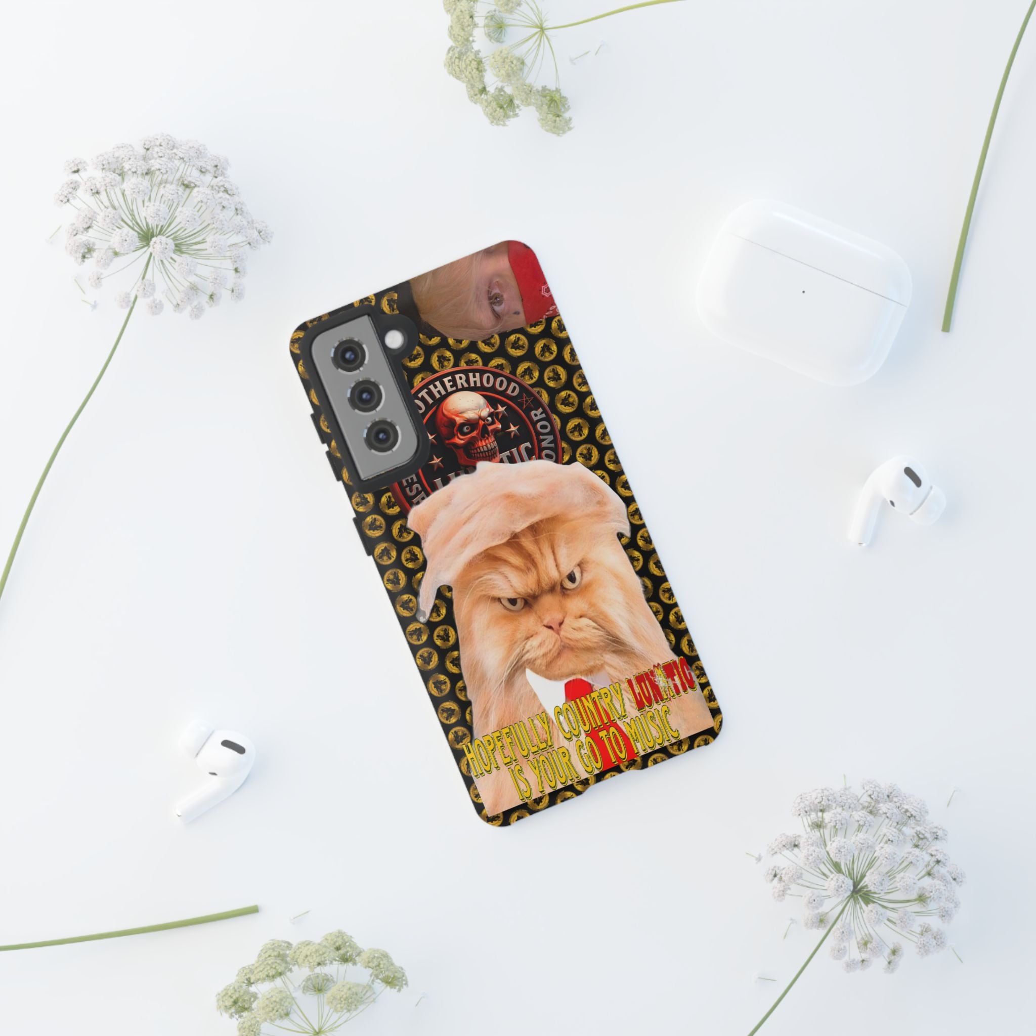 Phone Case - Kitty Country Lunatic Music Lover
