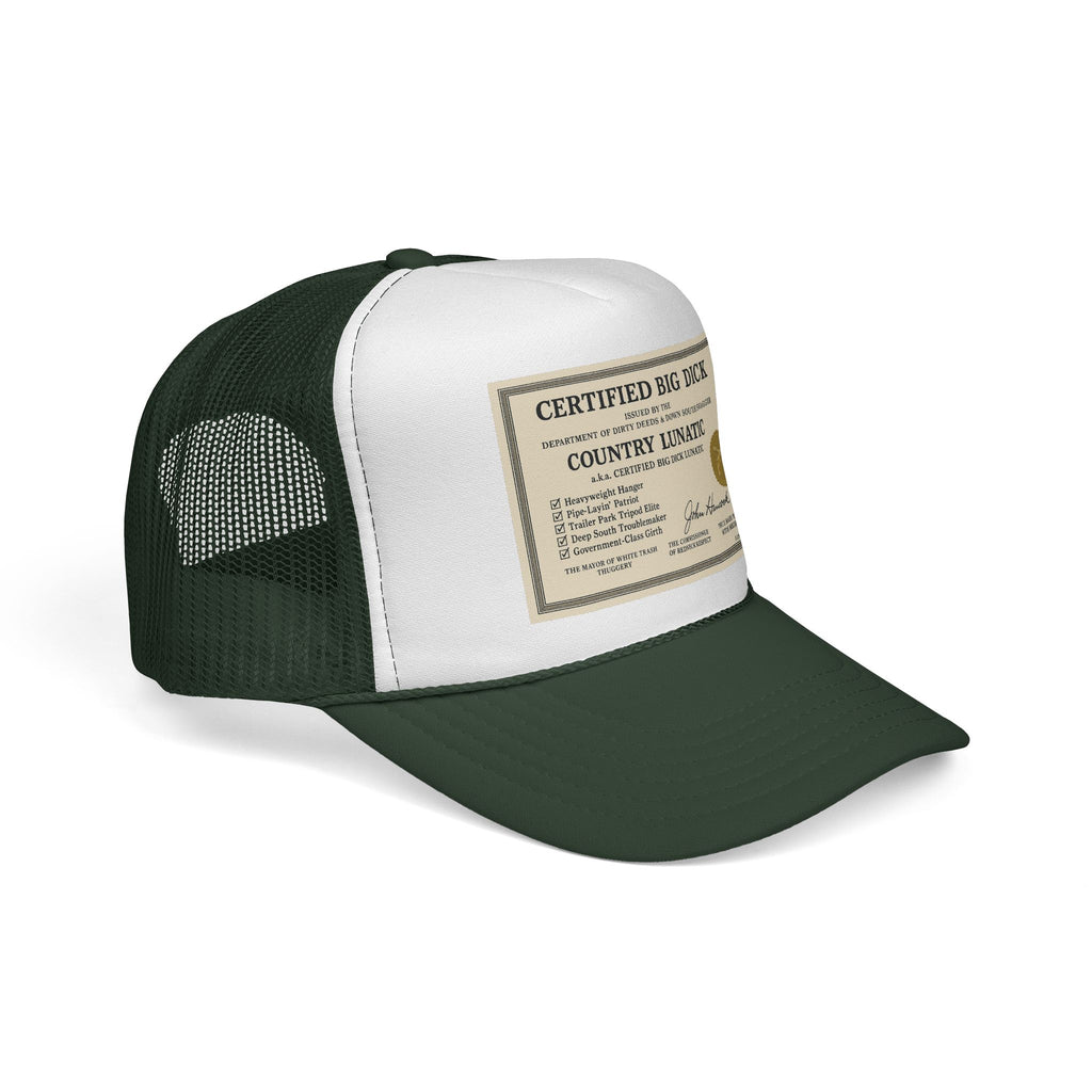 Trucker Cap - Certified Big Di*k - Country Lunatic Design