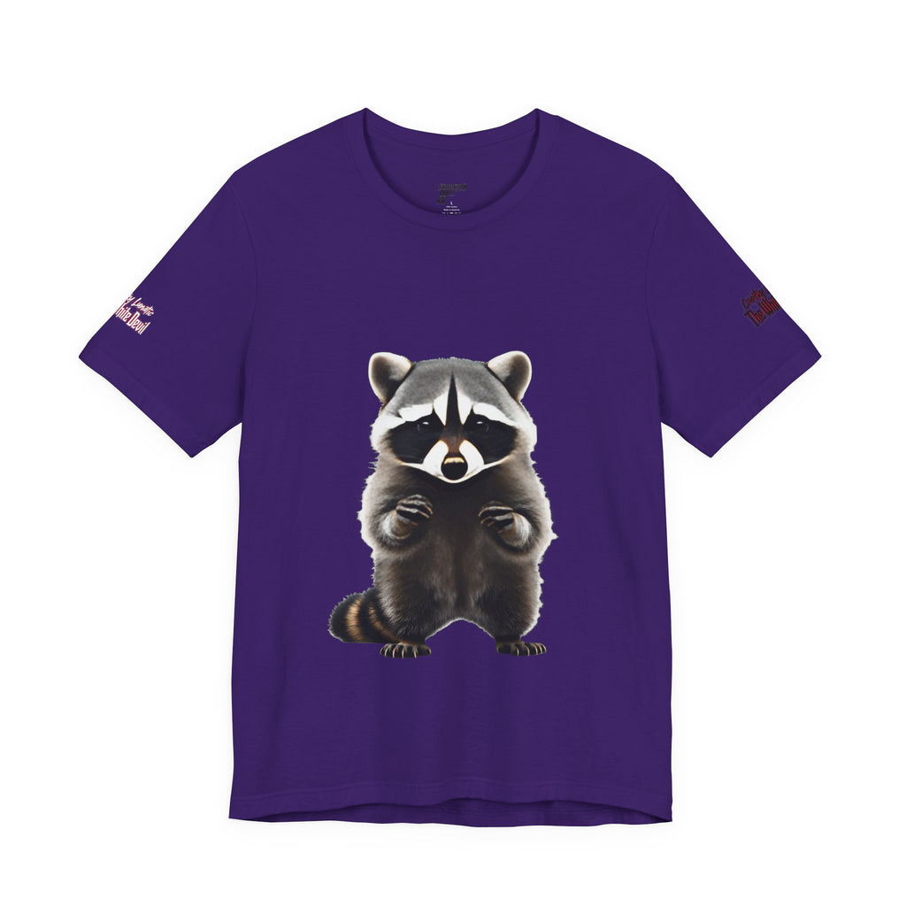 Country Lunatic Racoon Tee — 'F.C.W.B' Muscle Car Graphic Shirt