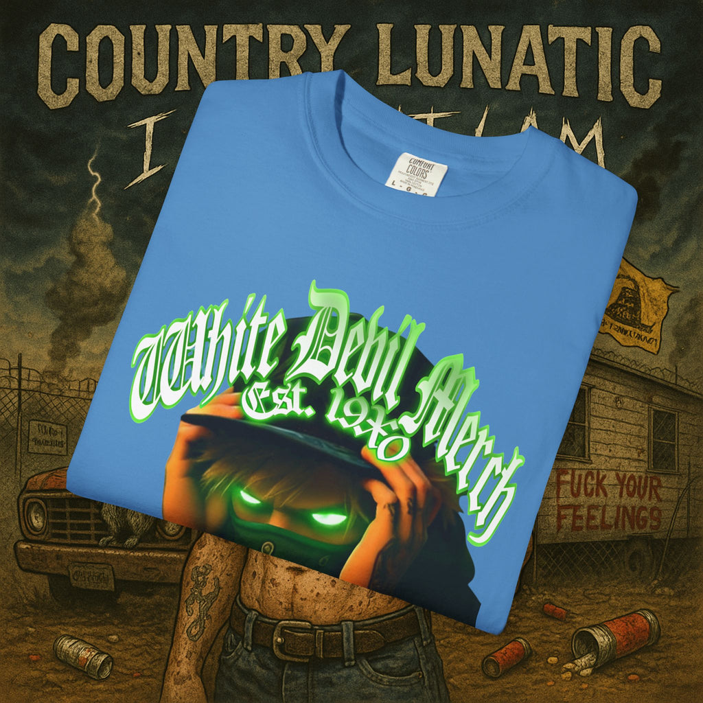 Country Lunatic Unisex Garment-Dyed T-shirt - Lunatic Nation Graphic Tee