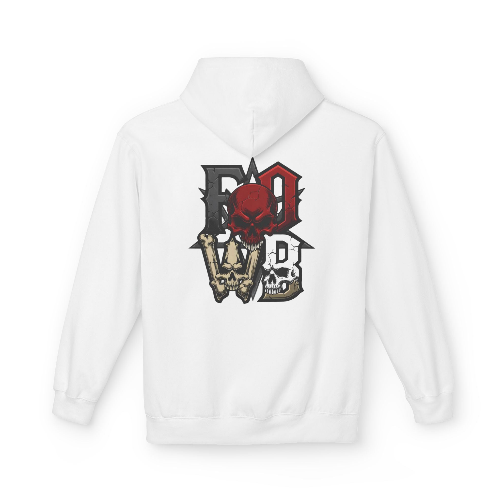 F.O.W.B. Back Art Hoodie — Graphic Midweight Fleece Sweatshirt
