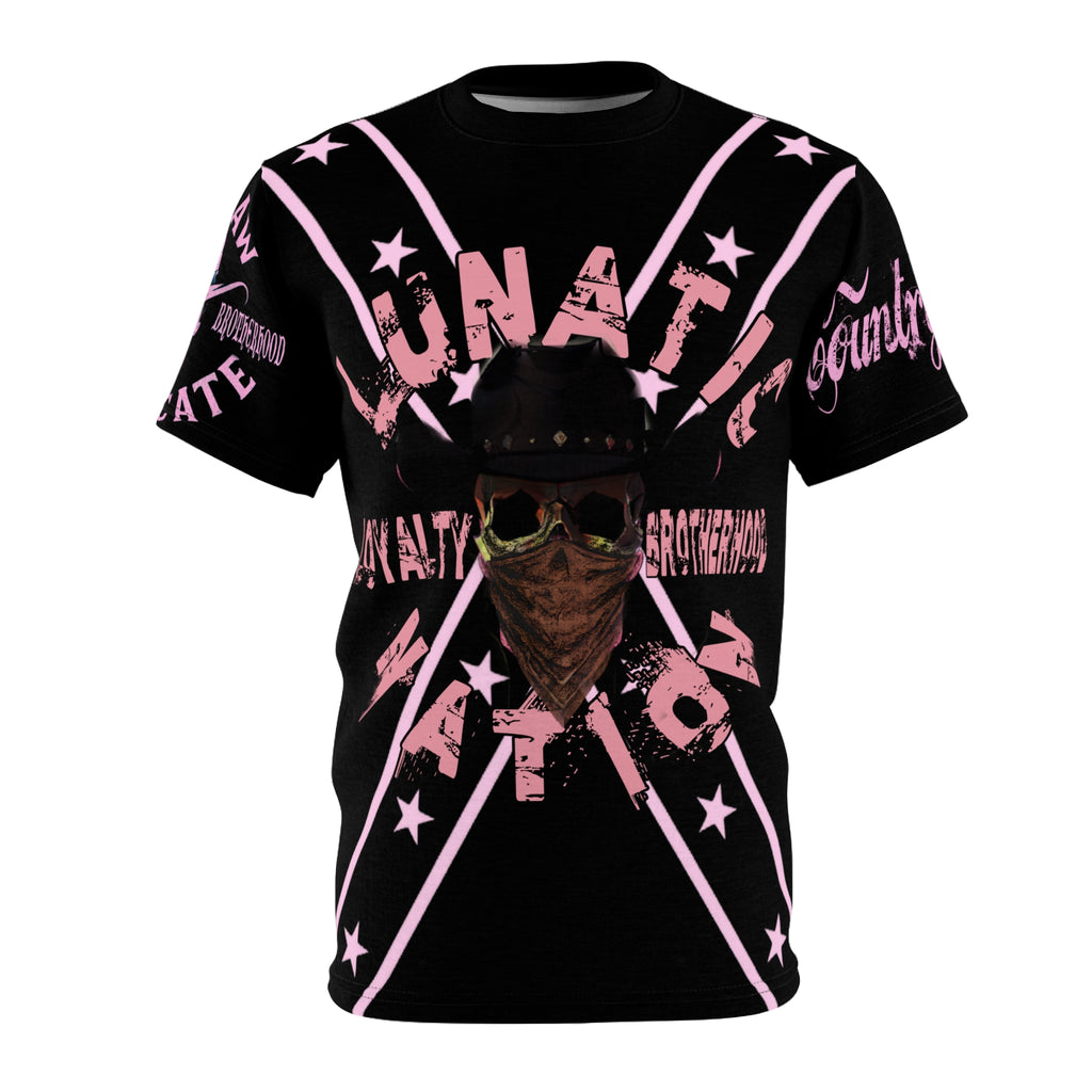 Country Lunatic Tee - Pink Logo Shirt for Pretty Girls