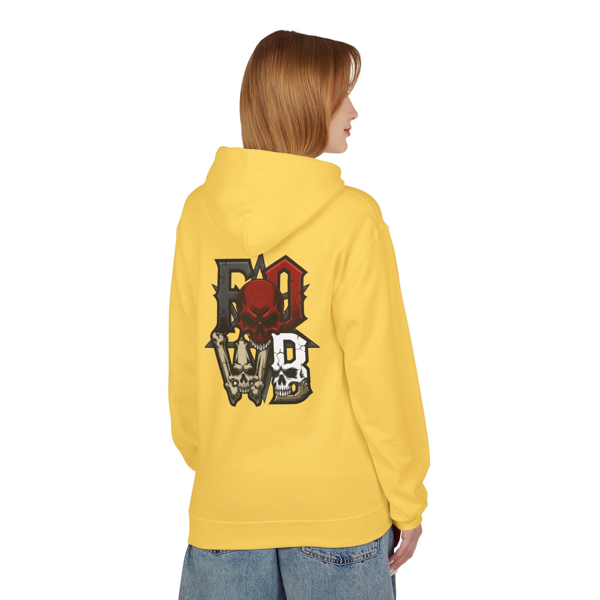 F.O.W.B. Back Art Hoodie — Graphic Midweight Fleece Sweatshirt