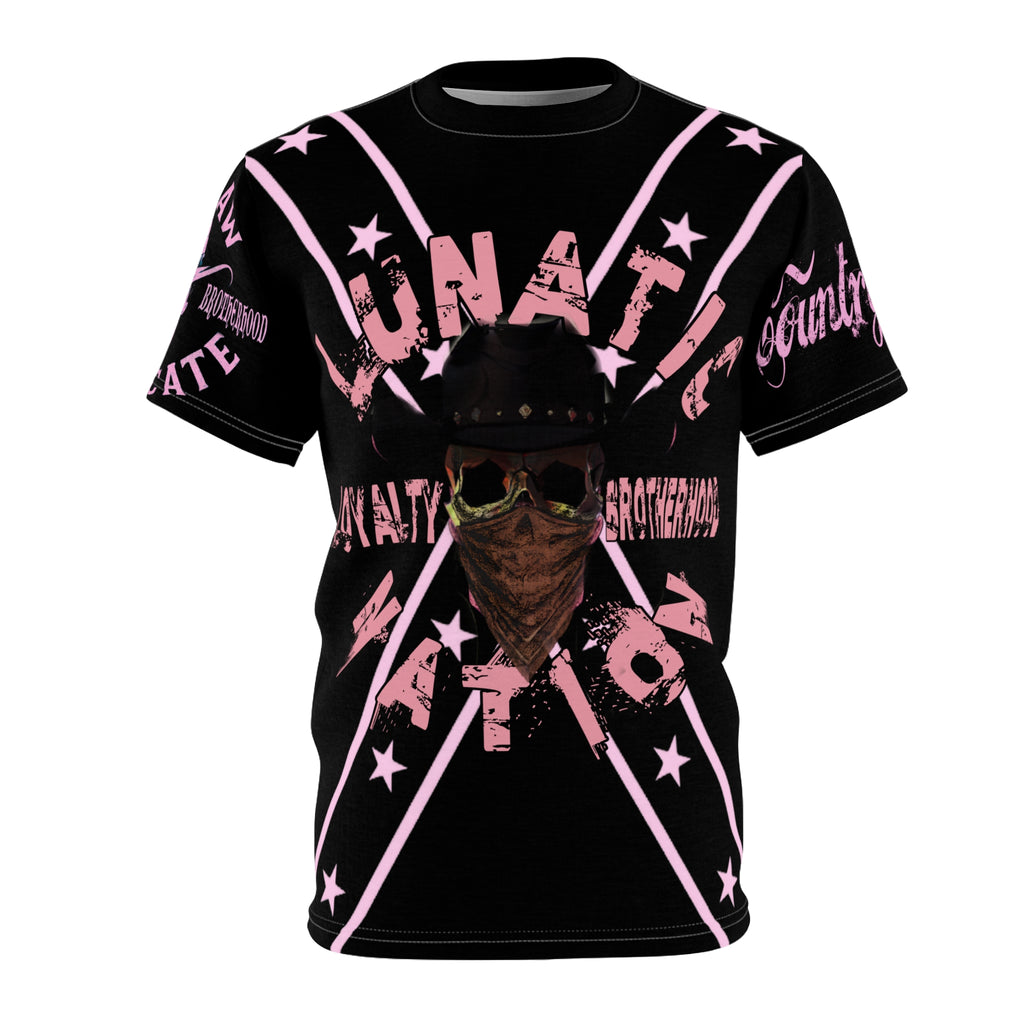 Country Lunatic Tee - Pink Logo Shirt for Pretty Girls