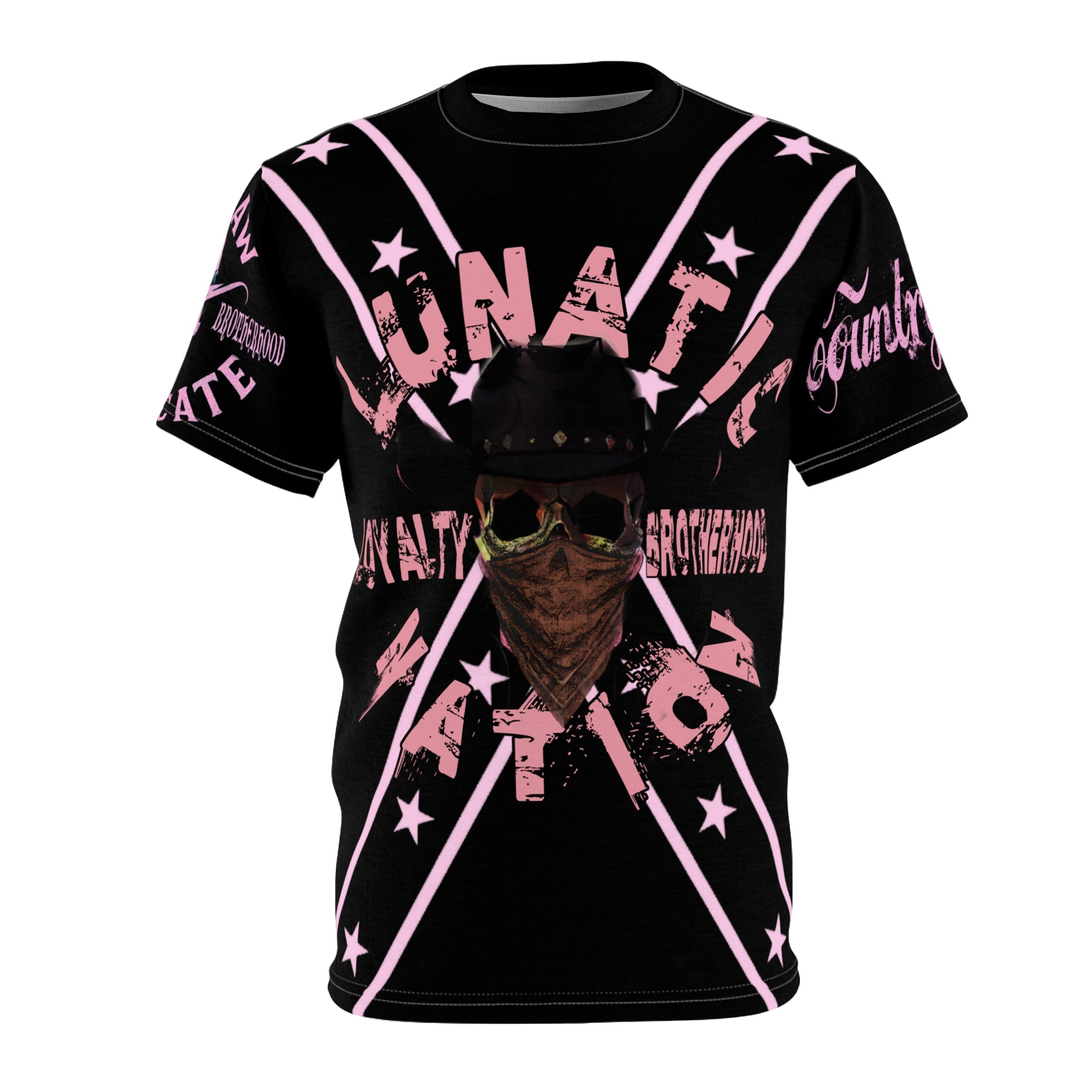 Country Lunatic Tee - Pink Logo Shirt for Pretty Girls