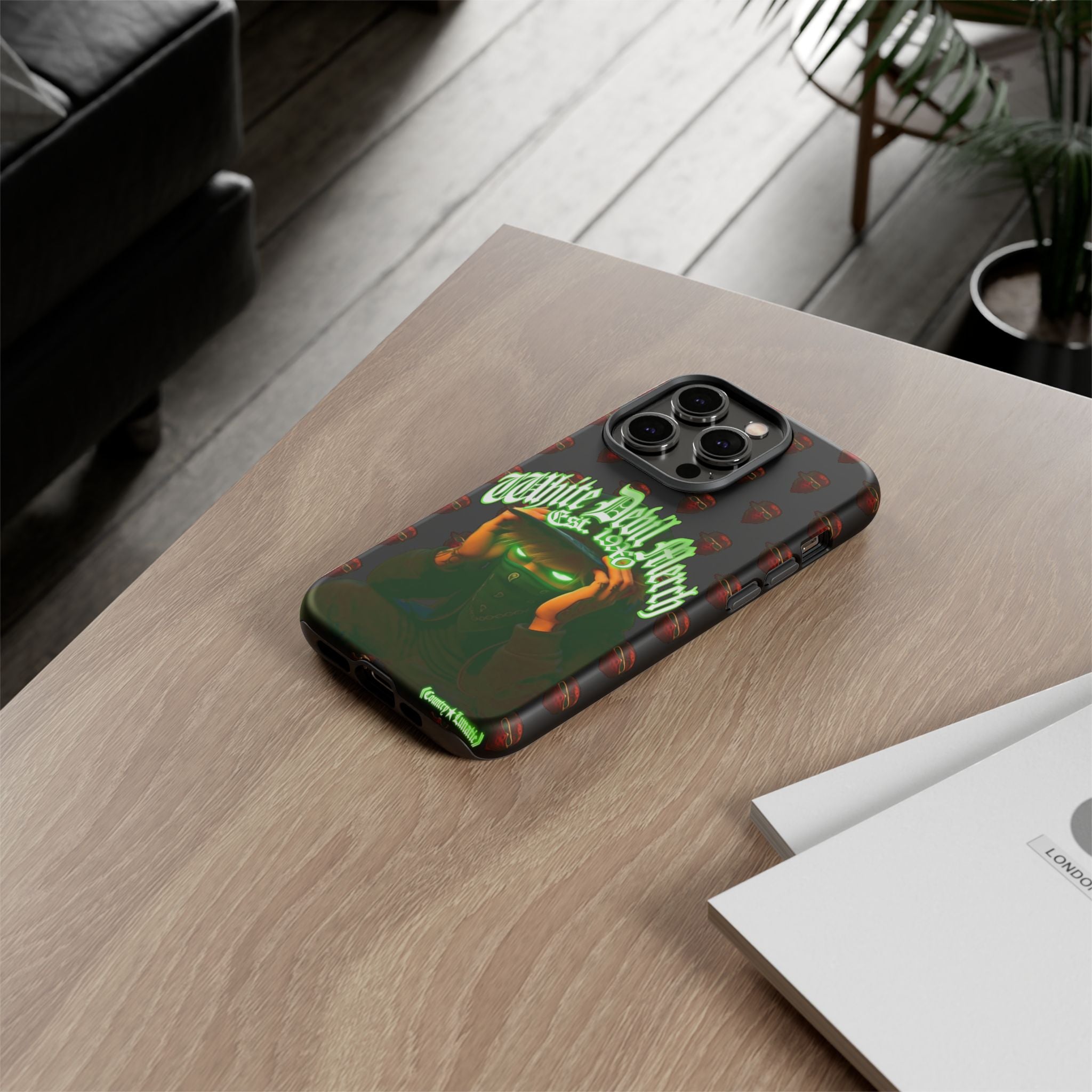 Phone Cases - White Devil Merch Collection for iPhones and Google Phones