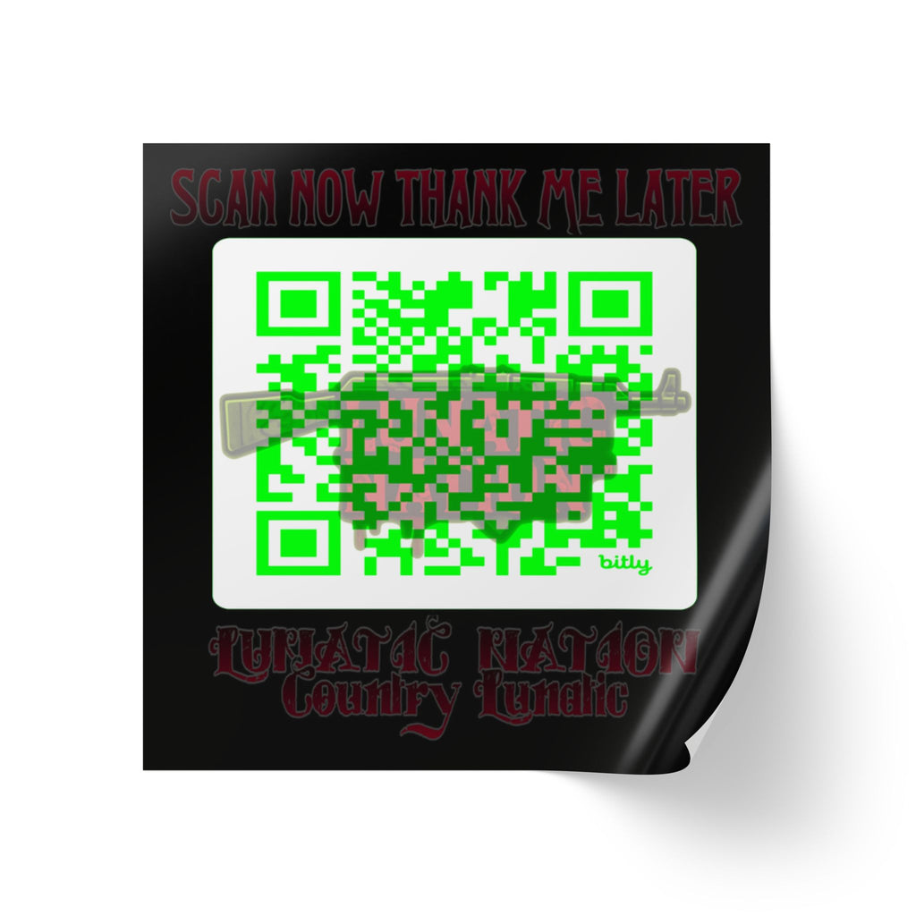 Country Lunatics QR Stickers for Real Support