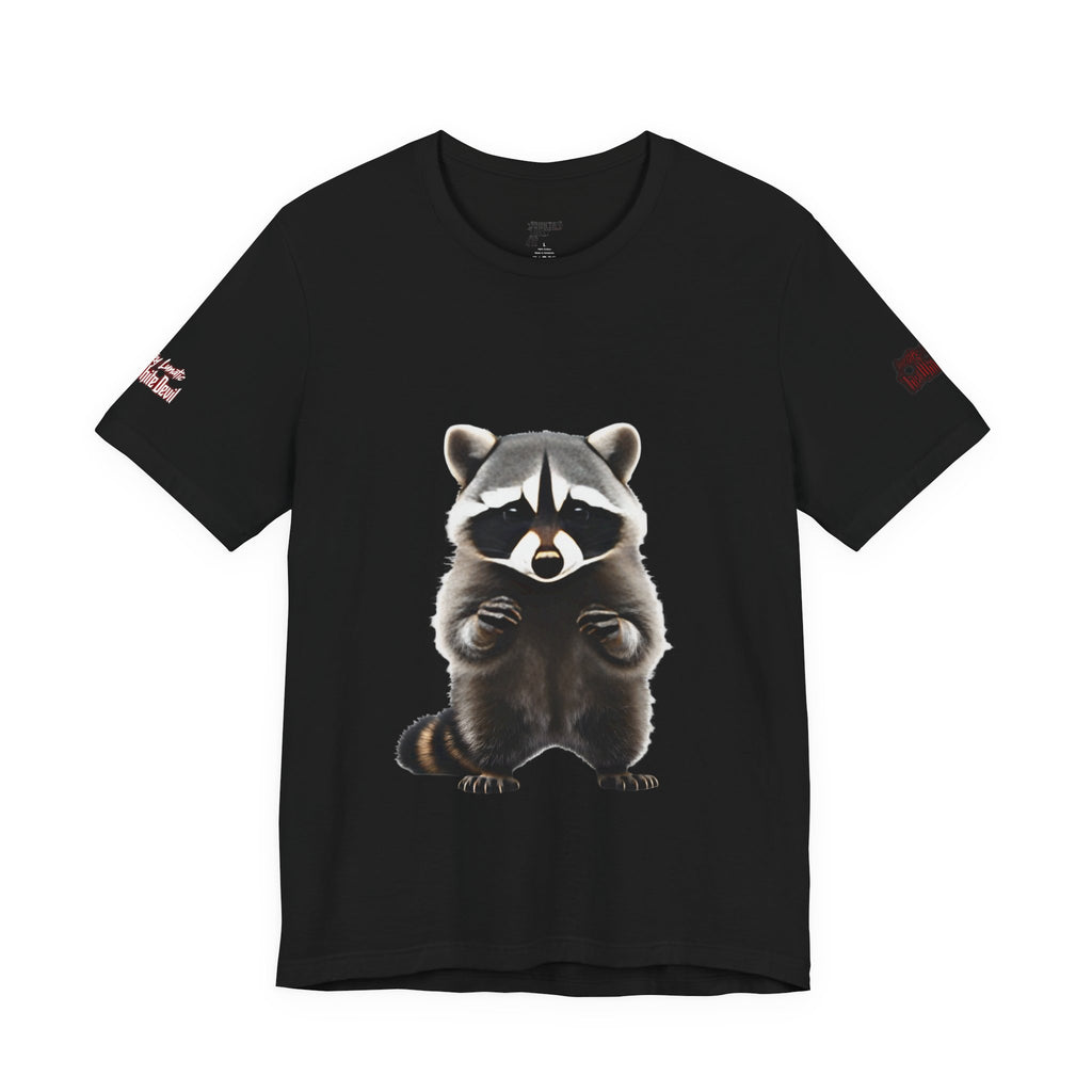 Country Lunatic Racoon Tee — 'F.C.W.B' Muscle Car Graphic Shirt