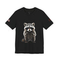 Country Lunatic Racoon Tee — 'F.C.W.B' Muscle Car Graphic Shirt