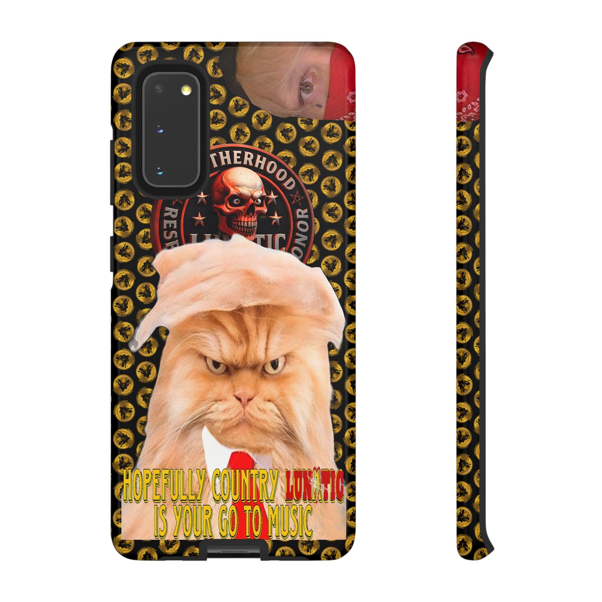 Phone Case - Kitty Country Lunatic Music Lover