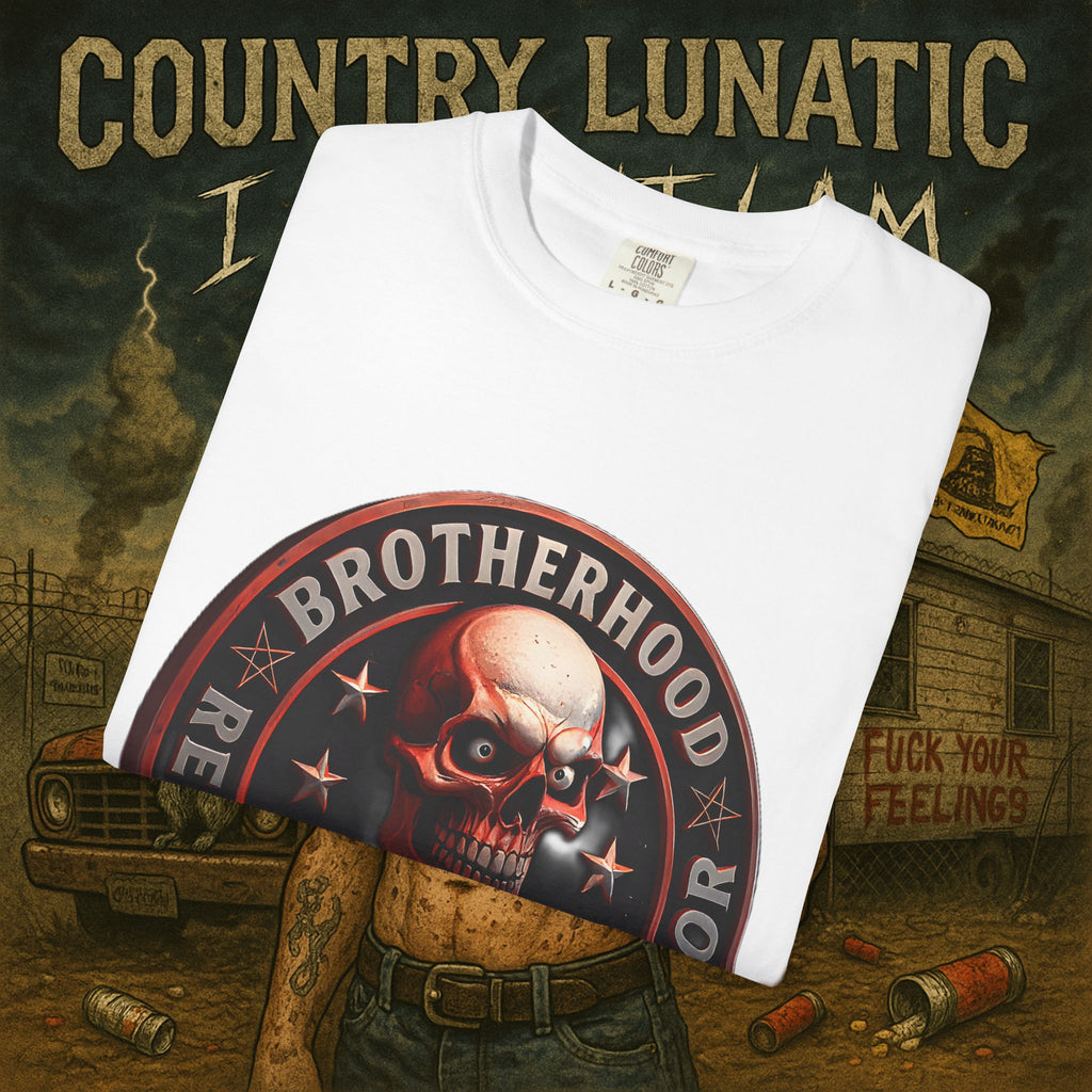 Country Lunatic Unisex Garment-Dyed T-shirt - Lunatic Nation Graphic Tee #2