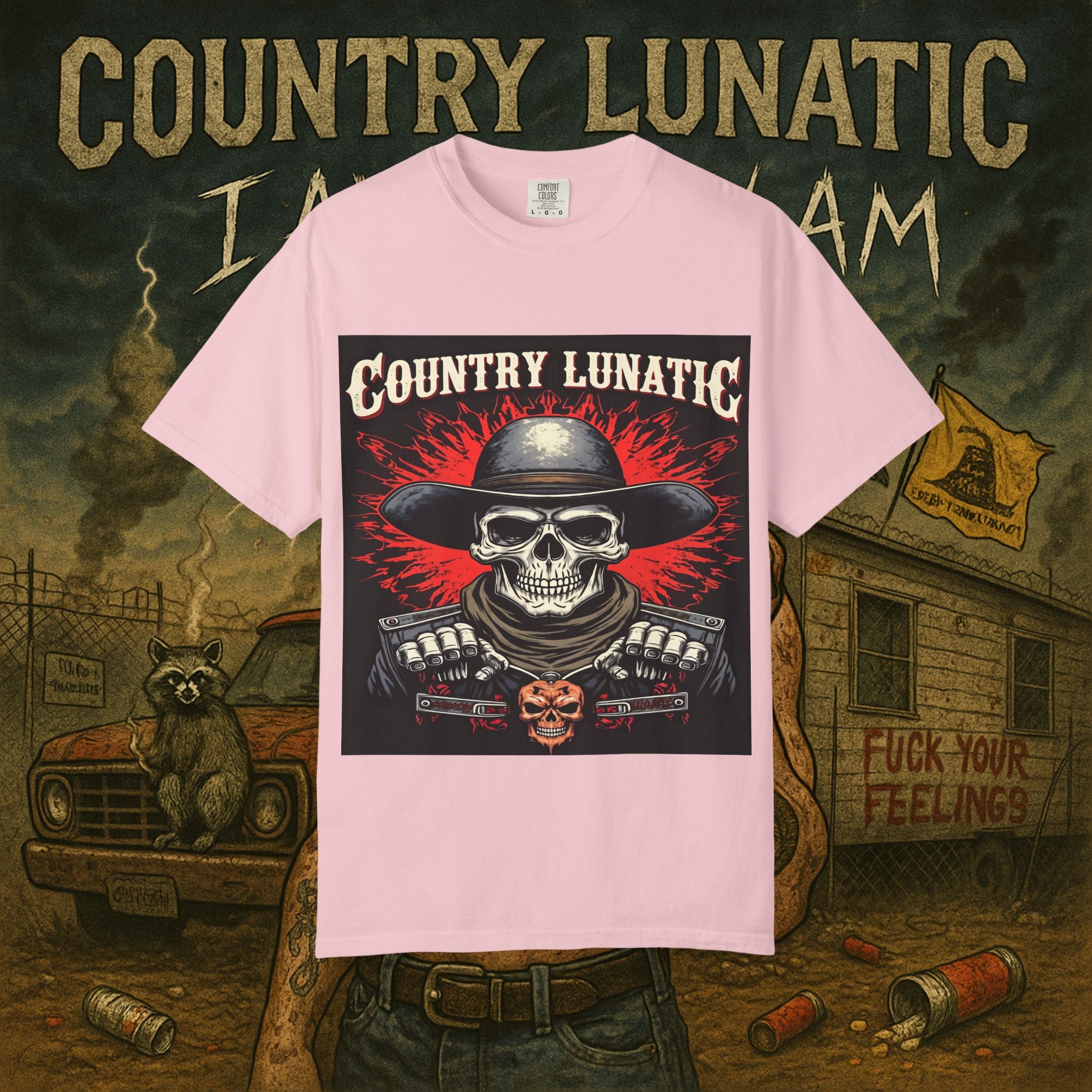 Country Lunatics Unisex T-shirt - For the Country Lunatic Fams