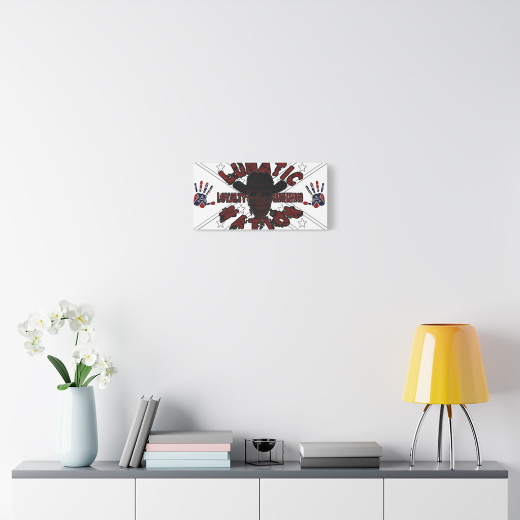 Country Lunatic Canvas Wall Art – Loyalty & Brotherhood Decor for Country Fans
