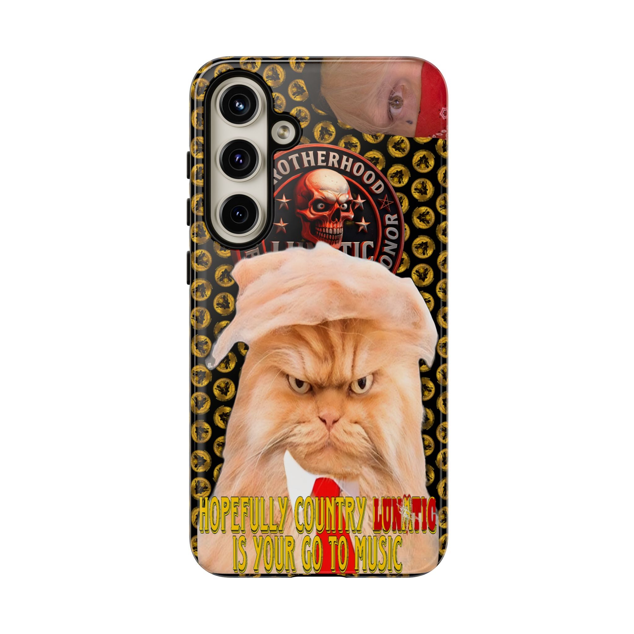 Phone Case - Kitty Country Lunatic Music Lover