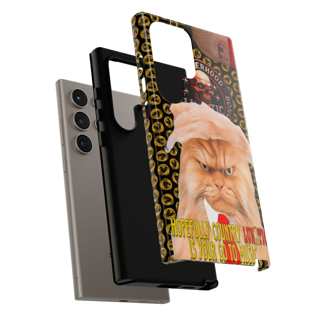 Phone Case - Kitty Country Lunatic Music Lover