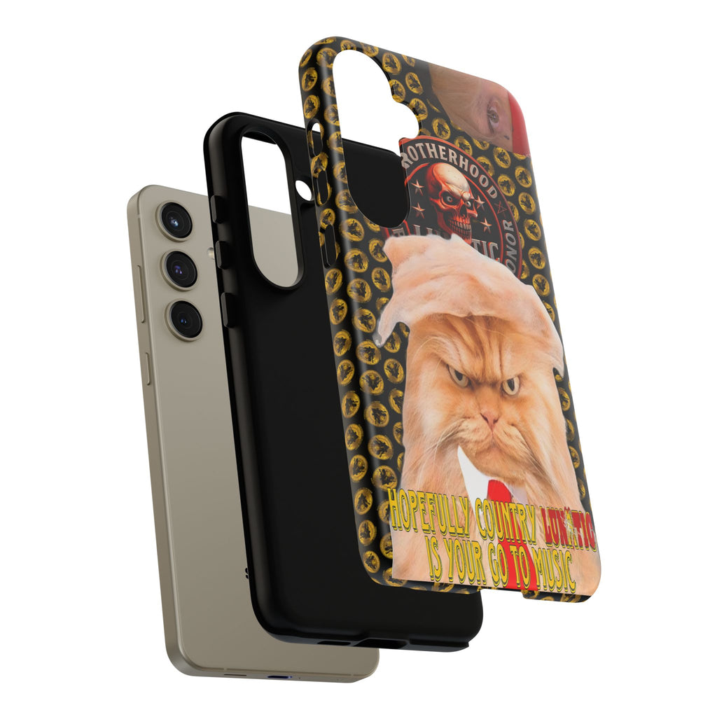 Phone Case - Kitty Country Lunatic Music Lover