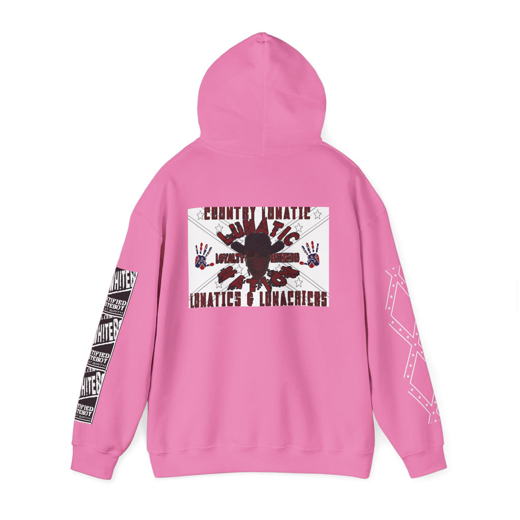 Country Lunatic Unisex Heavy Blend™ Hooded Sweatshirt - Unique Graphic Design