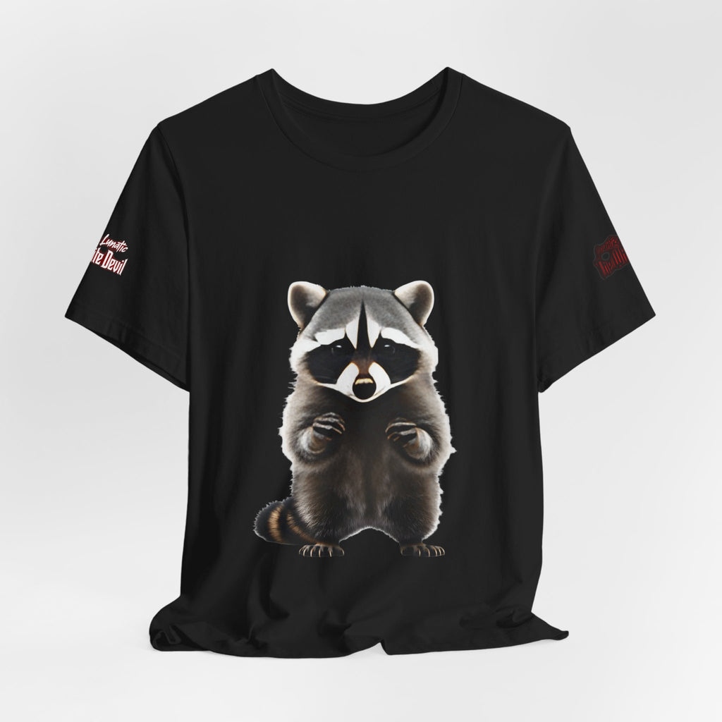 Country Lunatic Racoon Tee — 'F.C.W.B' Muscle Car Graphic Shirt
