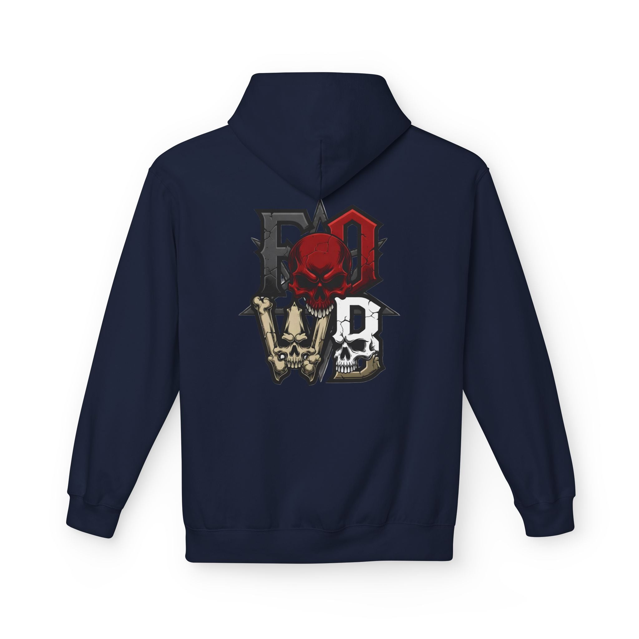 F.O.W.B. Back Art Hoodie — Graphic Midweight Fleece Sweatshirt