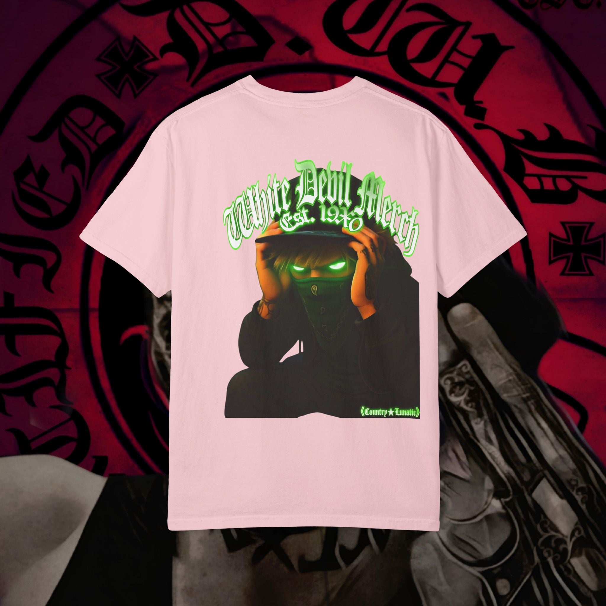 Country Lunatic Unisex Garment-Dyed T-shirt - Lunatic Nation Graphic Tee #2