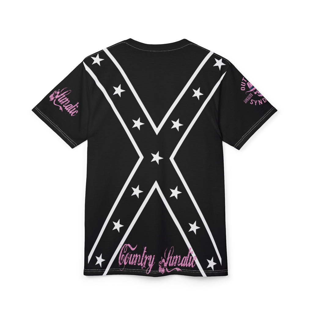 Country Lunatic Tee - Pink Logo Shirt for Pretty Girls