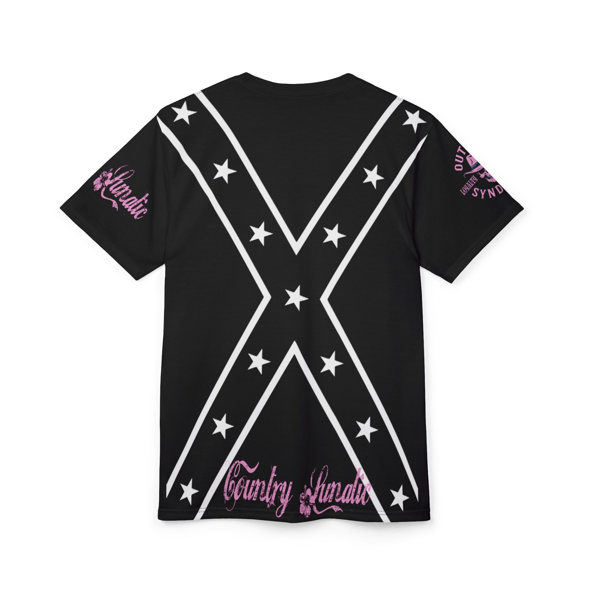 Country Lunatic Tee - Pink Logo Shirt for Pretty Girls