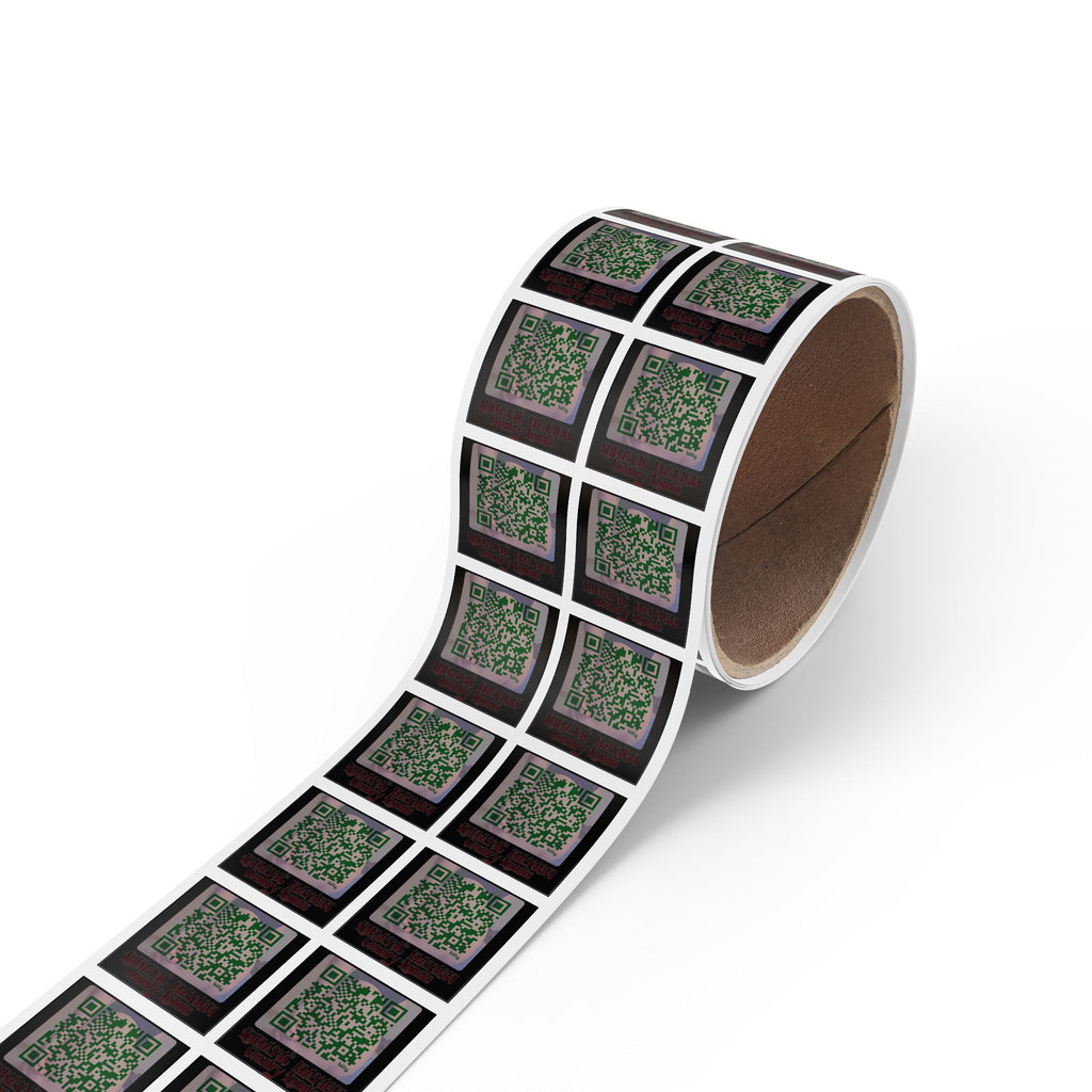 Sticker Rolls - Country Lunatics QR Stickers for Real Support