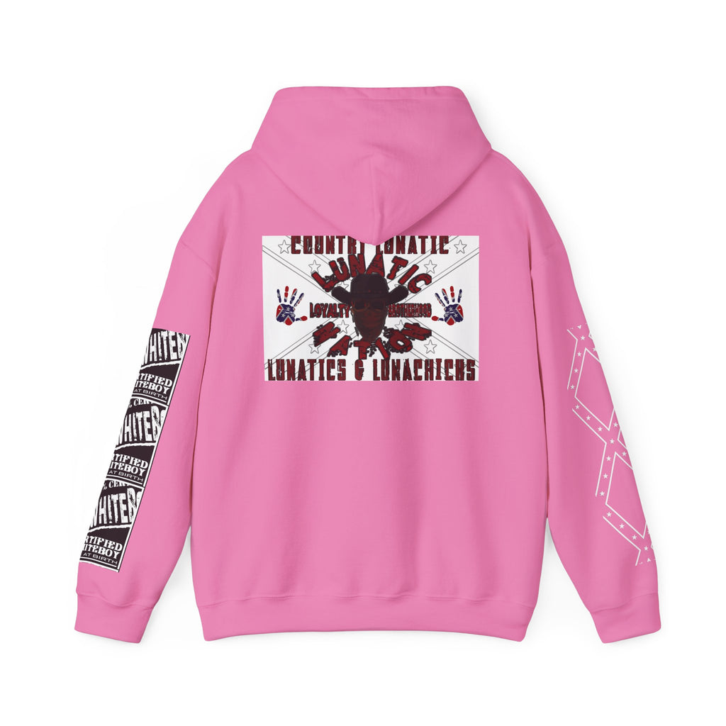 Country Lunatic Unisex Heavy Blend™ Hooded Sweatshirt - Unique Graphic Design