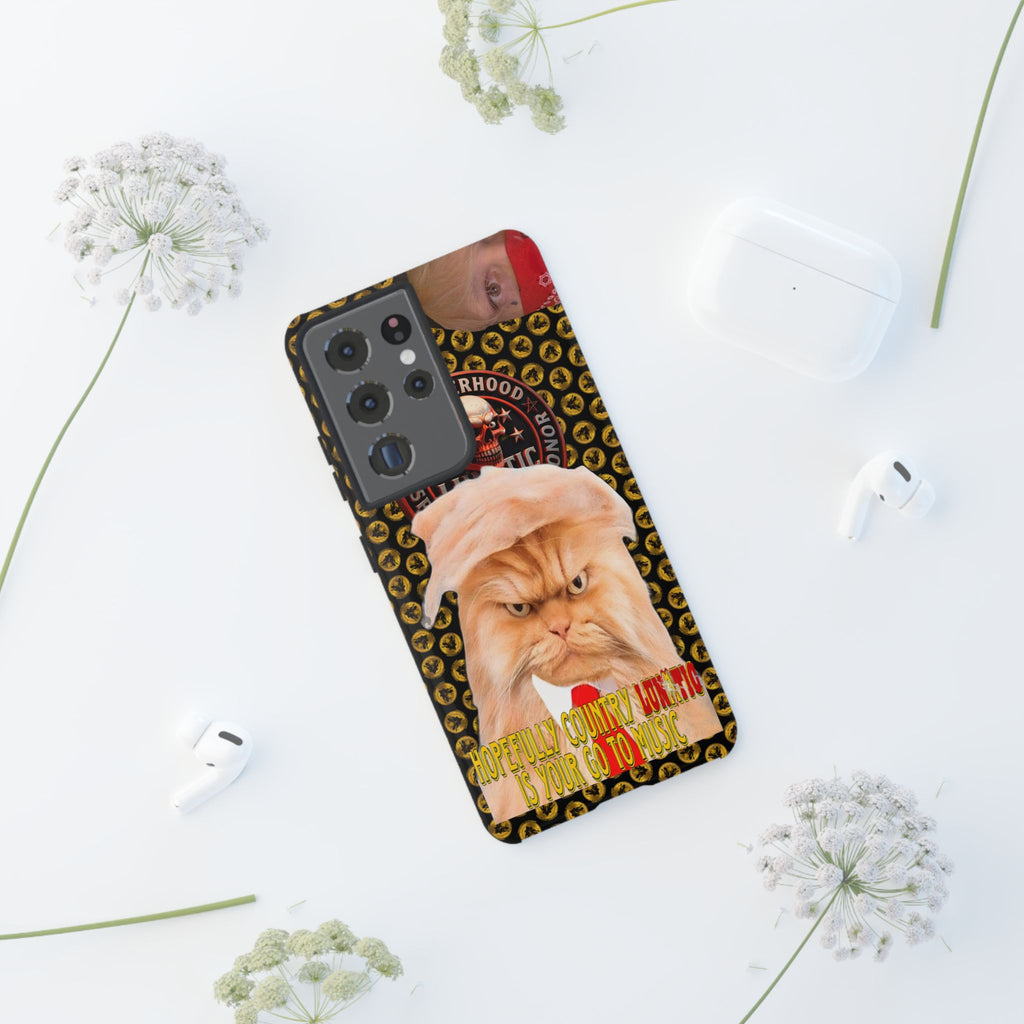 Phone Case - Kitty Country Lunatic Music Lover