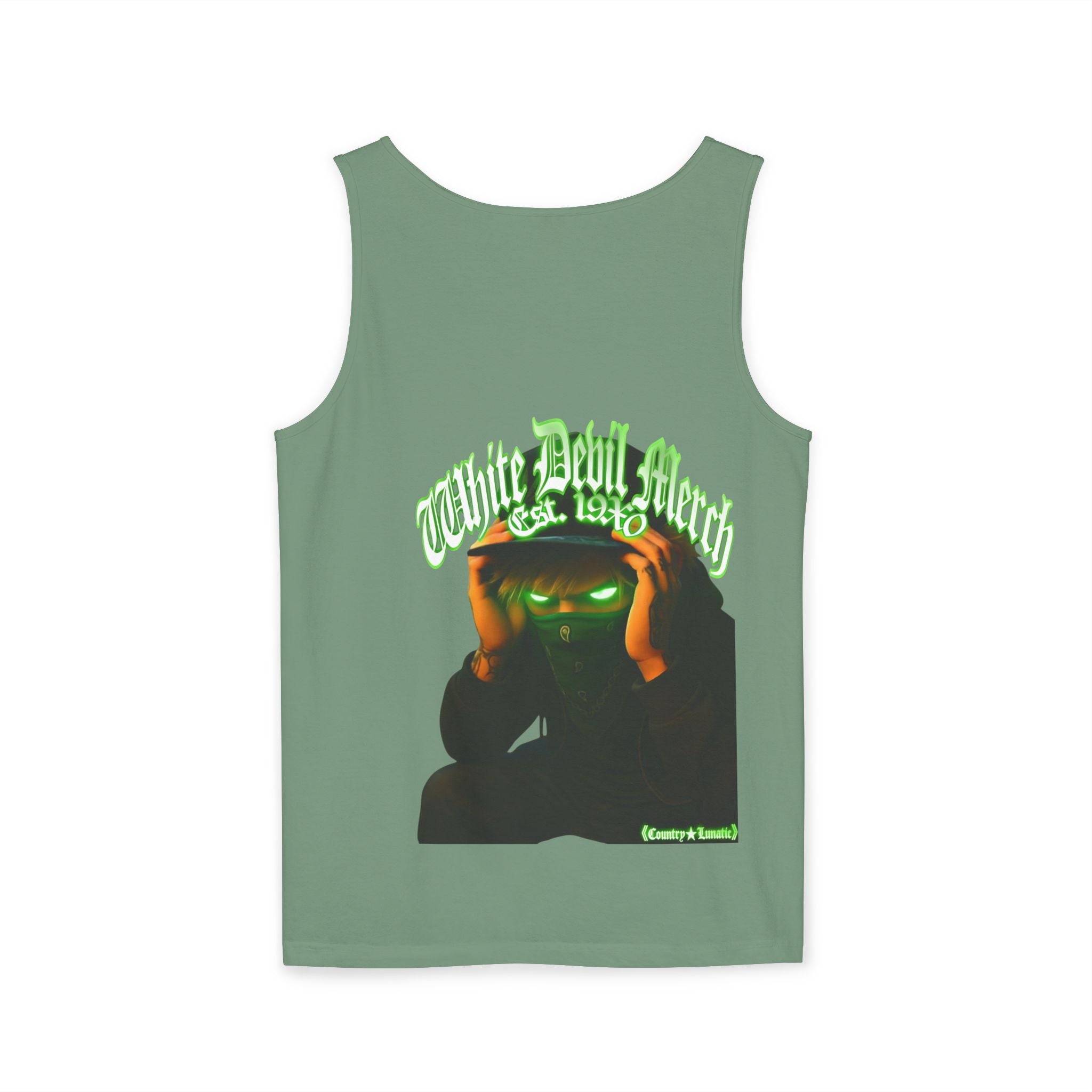 Tank Top White Gorilla Wife Beater Tank Unisex Garment-Dyed Collection