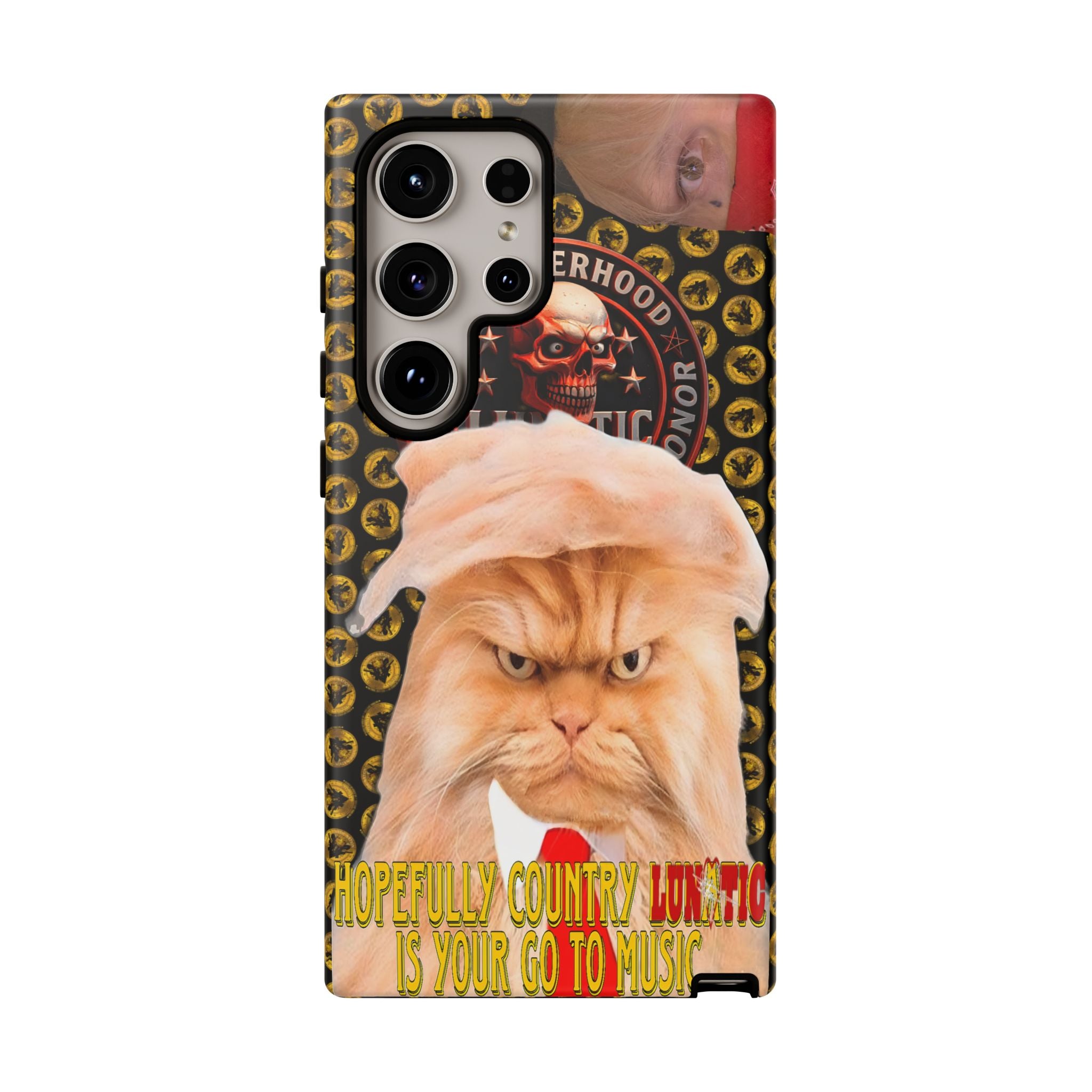 Phone Case - Kitty Country Lunatic Music Lover