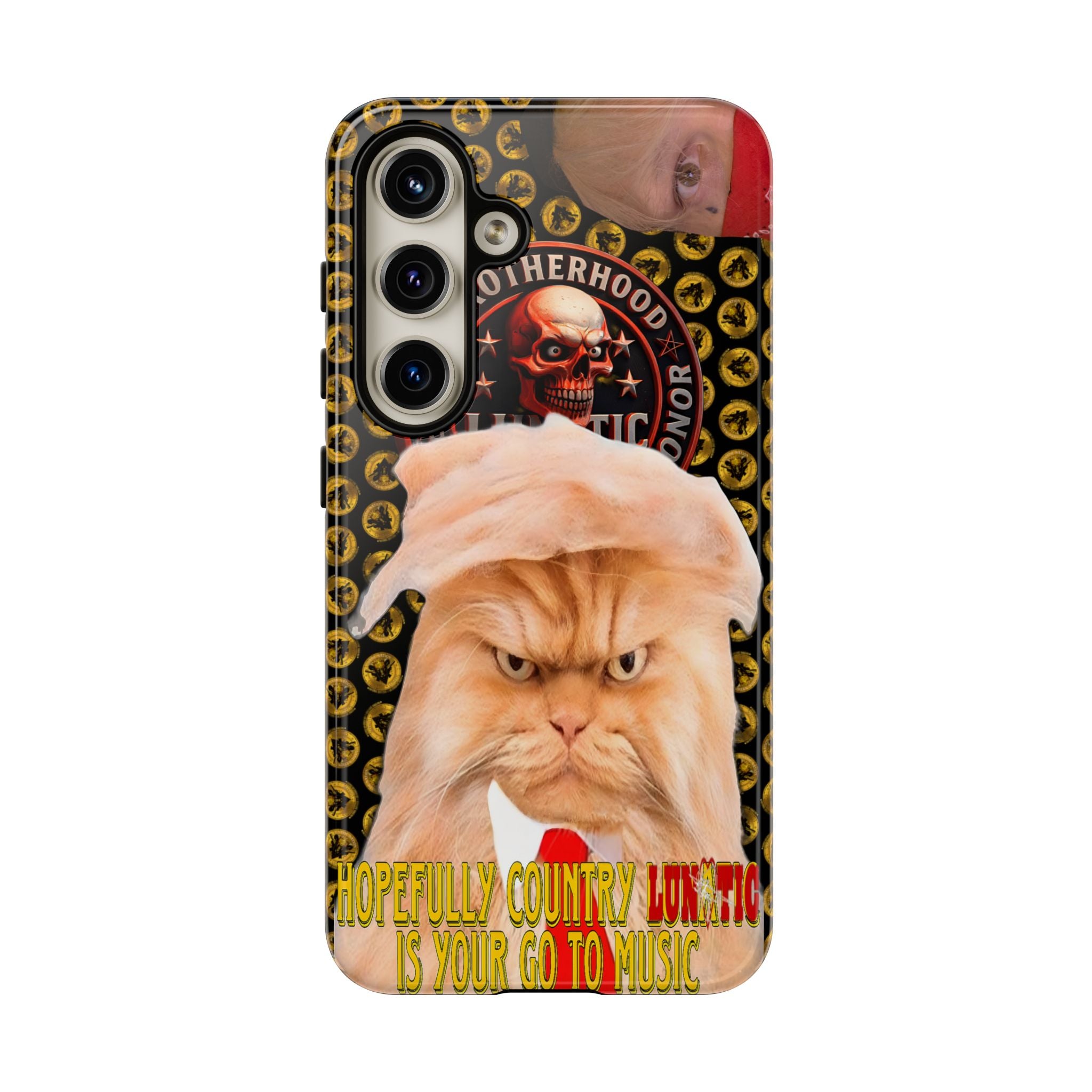 Phone Case - Kitty Country Lunatic Music Lover