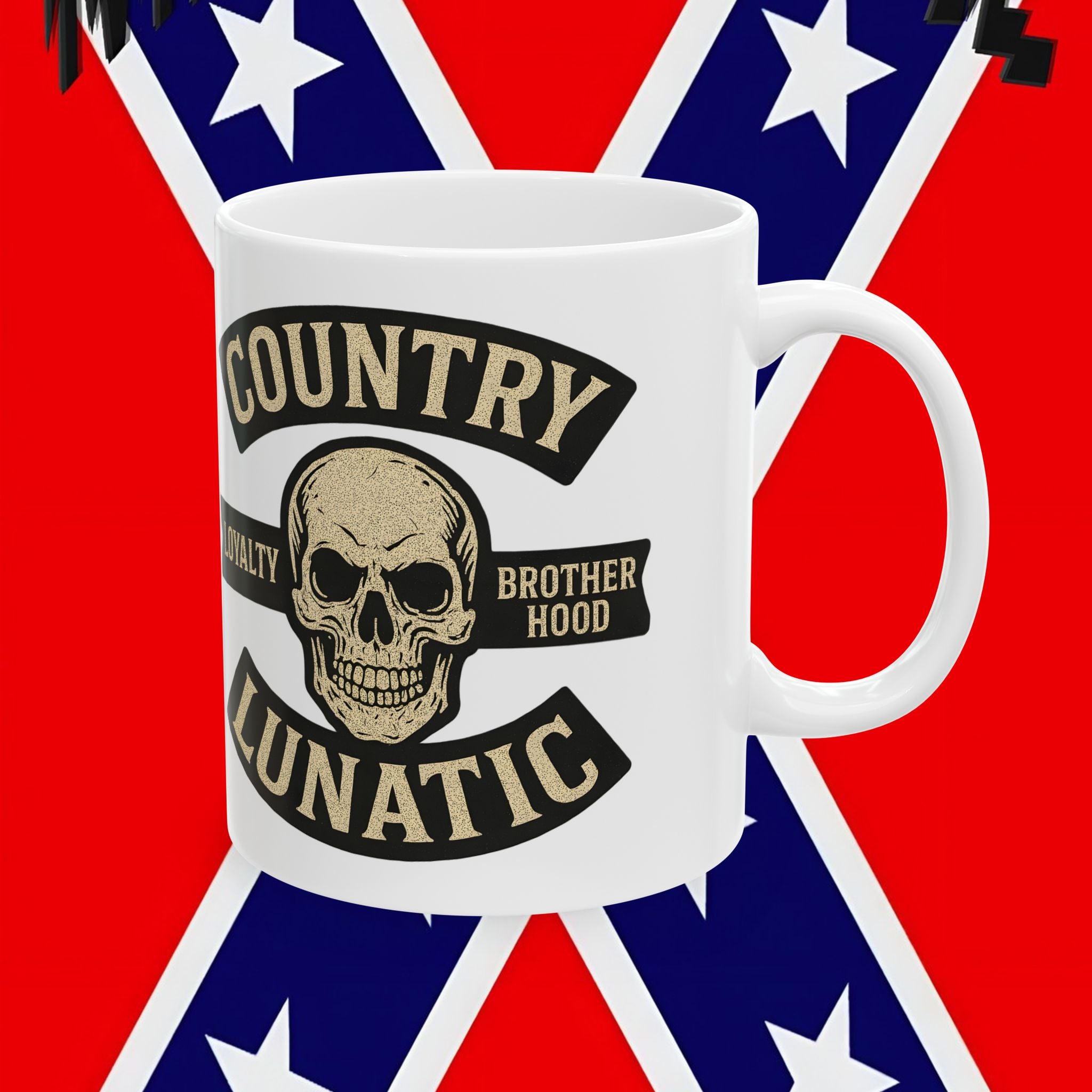 Funny Country Lunatic Mug - Certified Big Dick, 11oz & 15oz Ceramic Coffee Cup