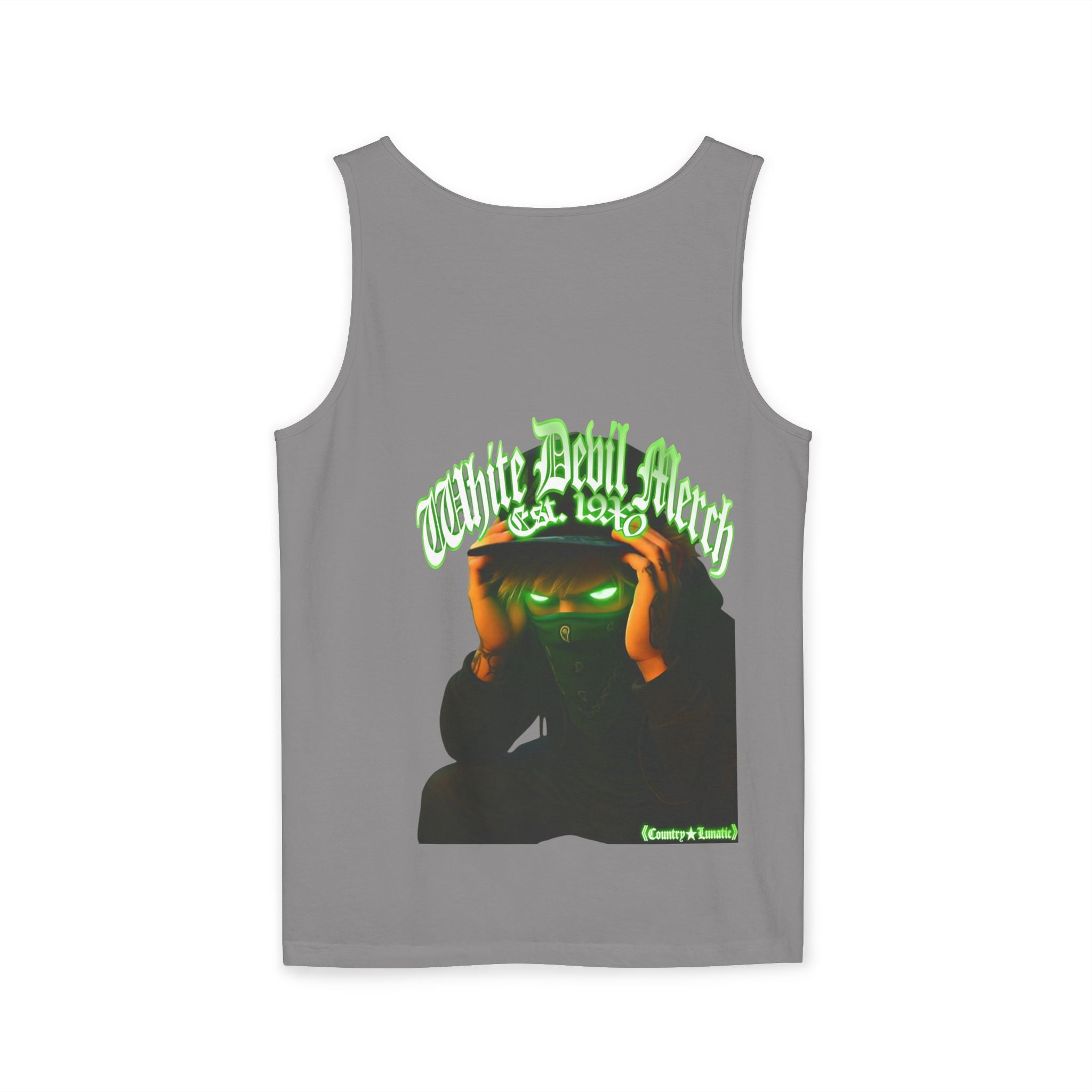 Tank Top White Gorilla Wife Beater Tank Unisex Garment-Dyed Collection